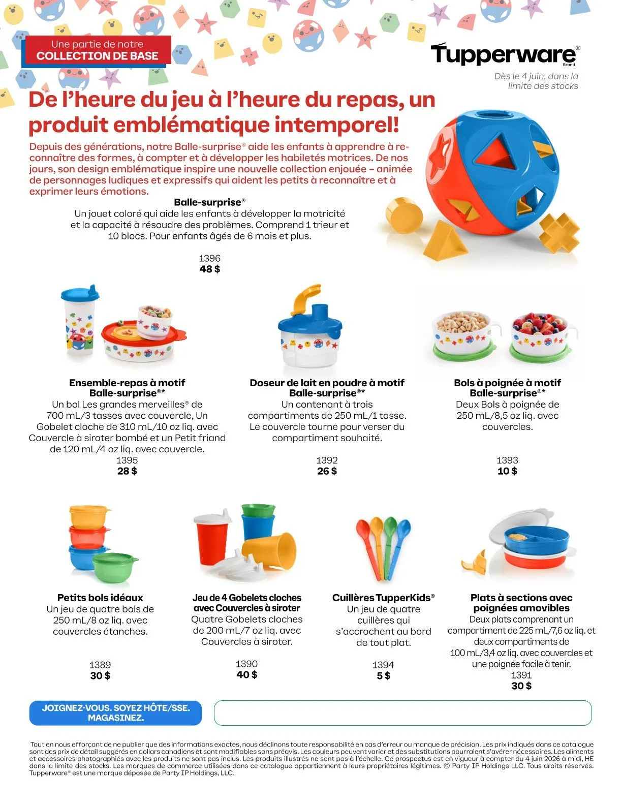 Catalogues Tupperware du 4 juin au 15 juin 2026 - Catalogue page 1