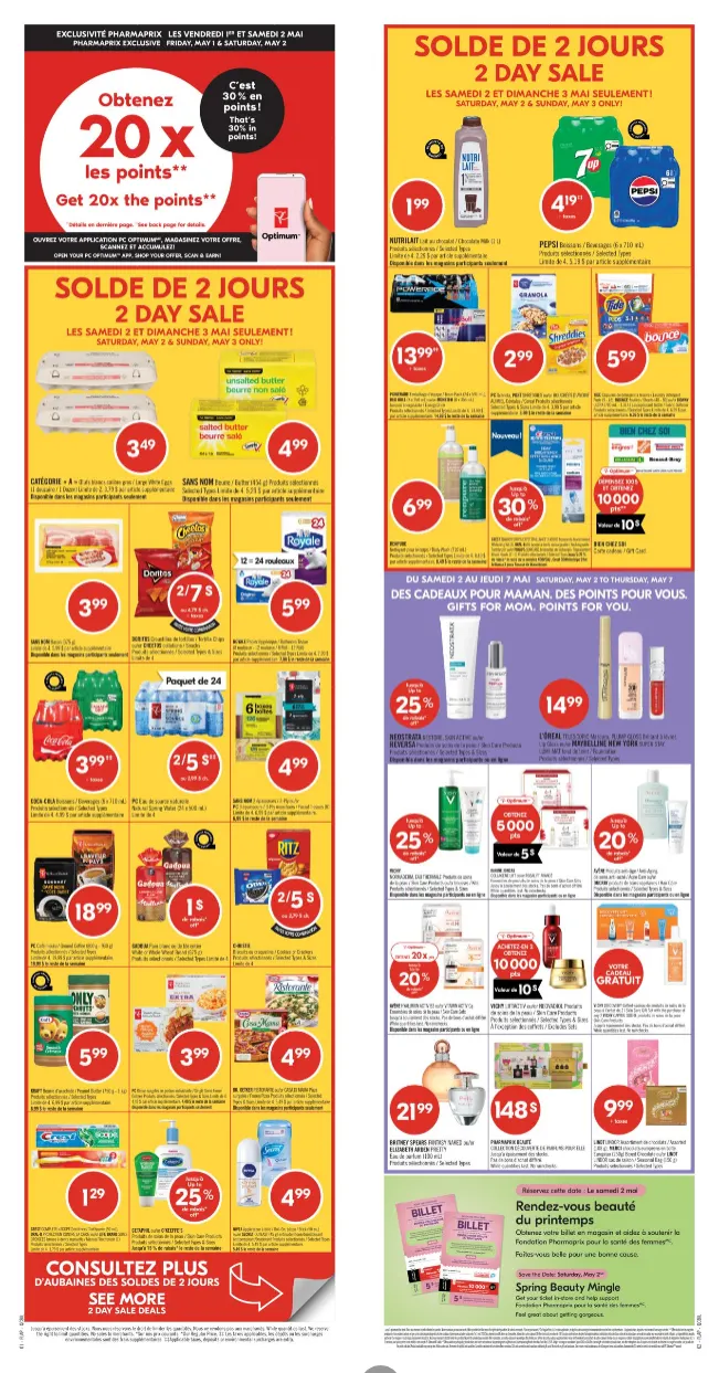 Pharmaprix Sales from May 2 to May 7 2026 - flyer page 1