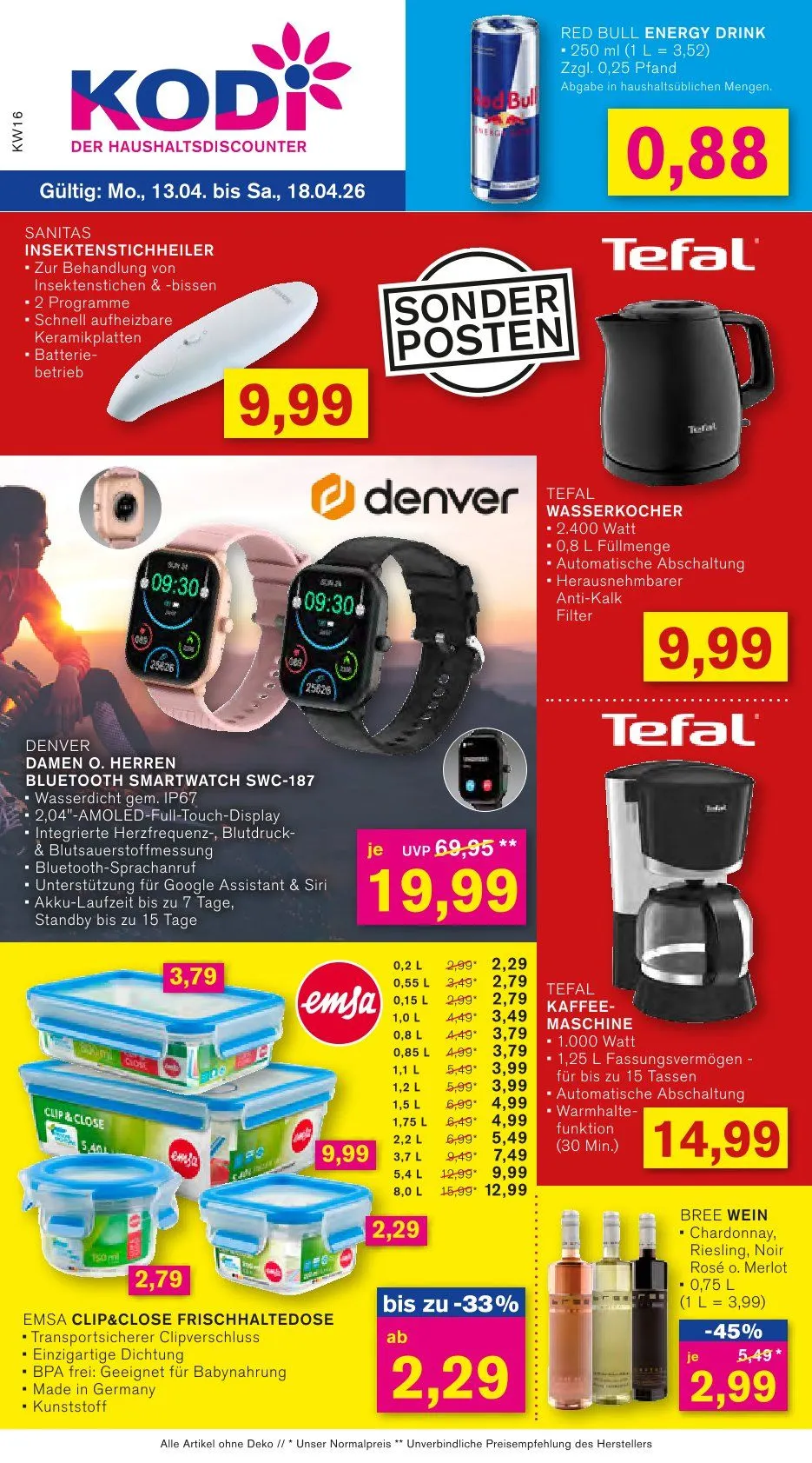 Rabatte - 13. April 18. April 2026