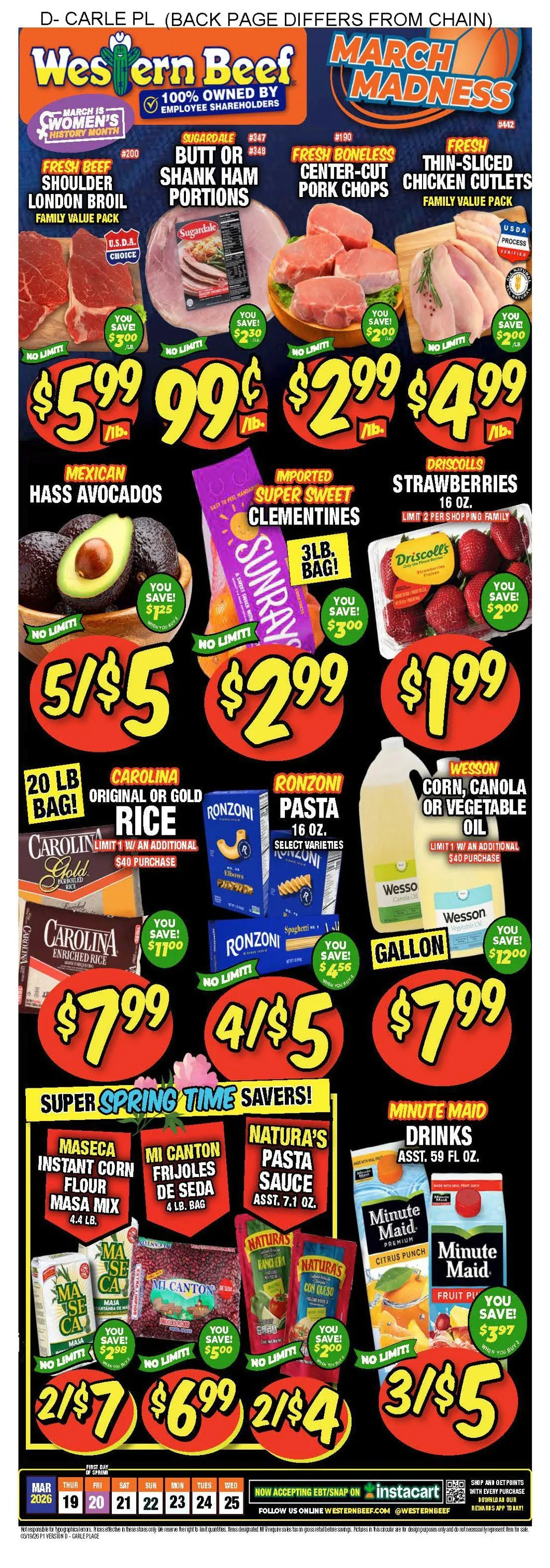 Weekly ad  Western Beef weekly ads from March 19 to March 25 2026 - Page 