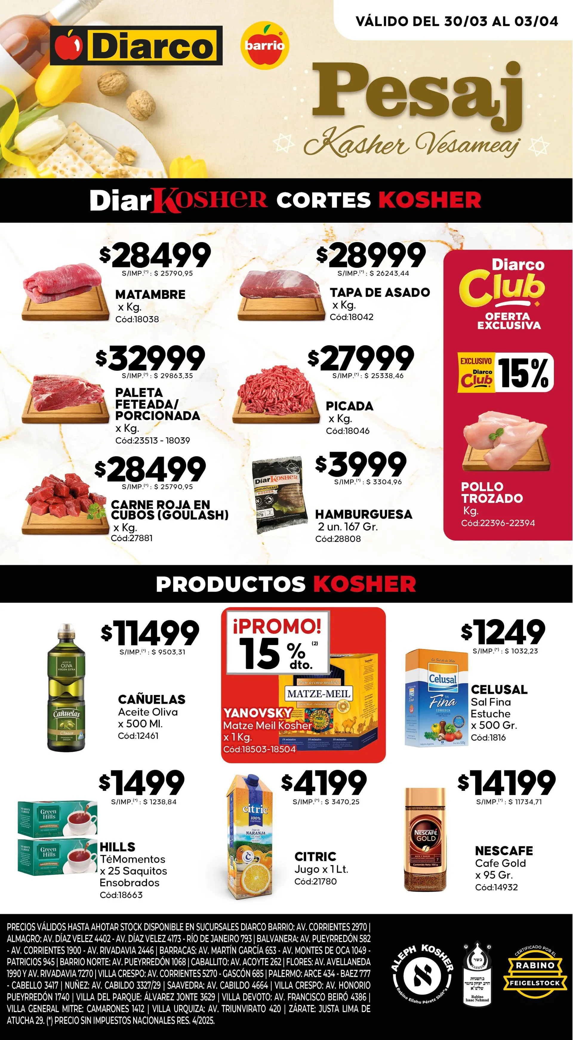 Ofertas de Diarco Ofertas 30 de marzo al 3 de abril 2026 - Página 1 del catálogo