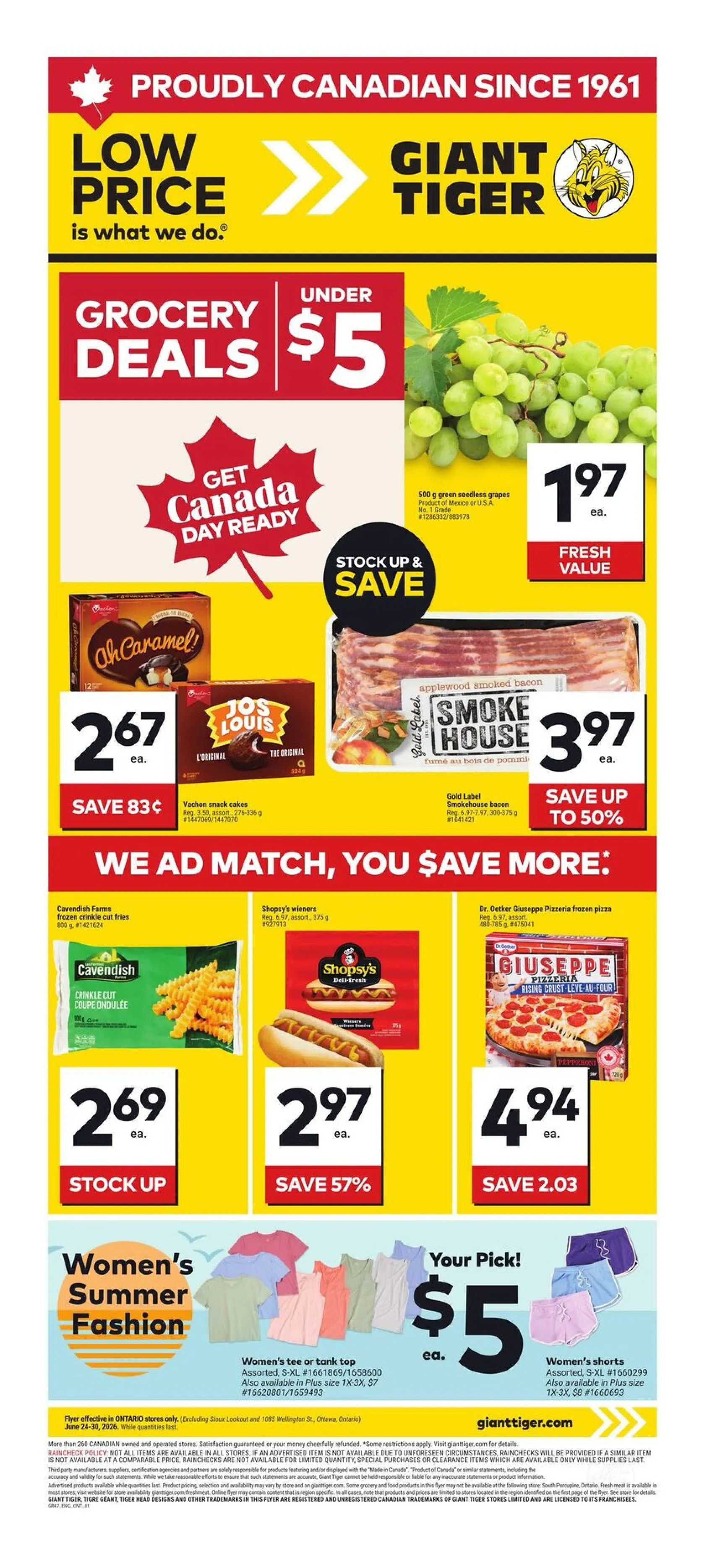 Giant Tiger Sales from June 24 to June 30 2026 - flyer page 