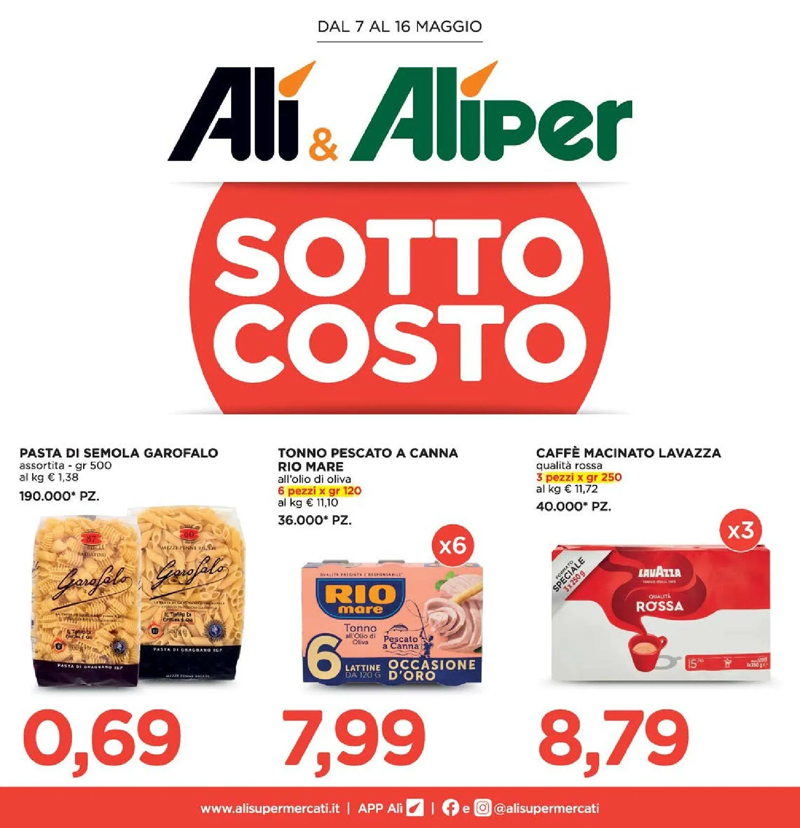 Volantini Alì Supermercati da 7 maggio a 16 maggio di 2026 - Pagina del volantino 
