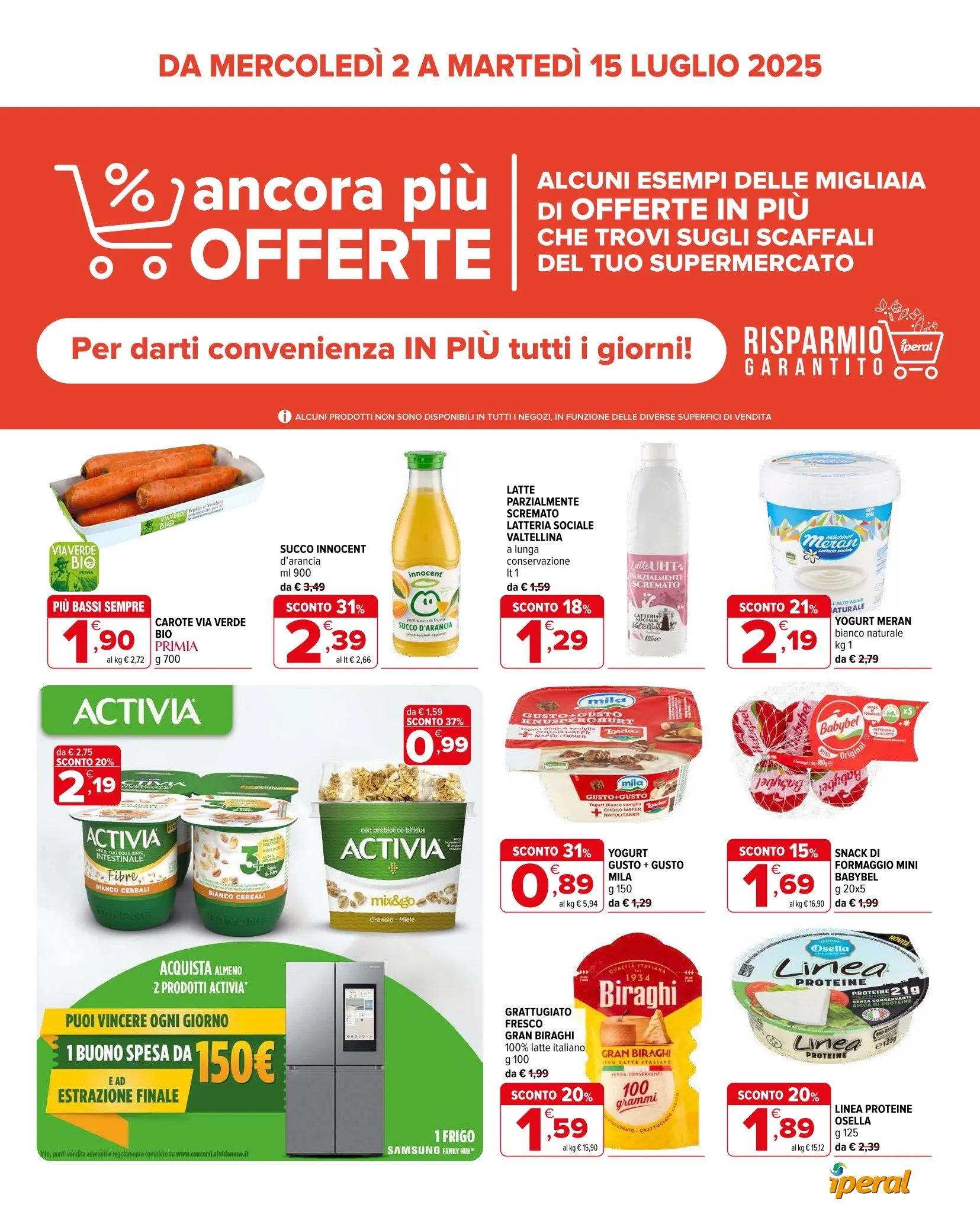 Volantino Iperal da 2 luglio a 15 luglio di 2025 - Pagina del volantino 1