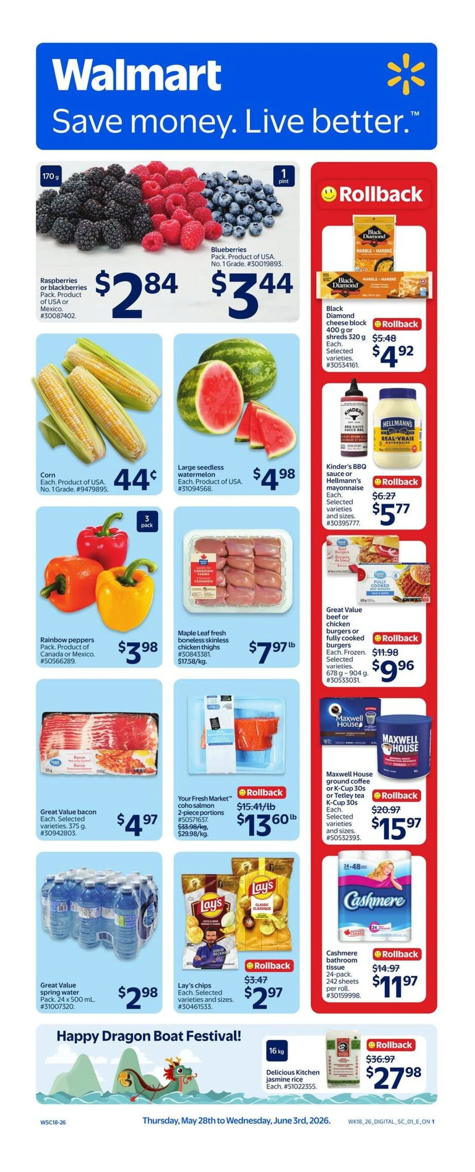Walmart Sales from May 28 to June 3 2026 - flyer page 1