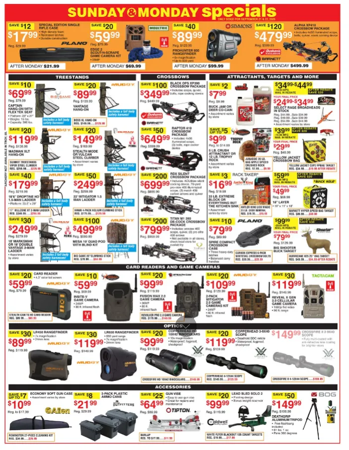 Weekly ad Dunham's Sports Sales from September 20 to September 25 2025 - Page 1
