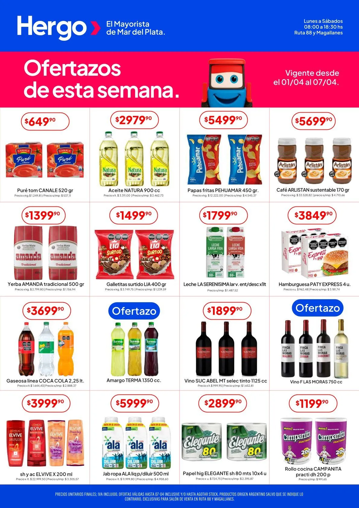 Ofertas de  Ofertas Hergo 1 de abril al 7 de abril 2026 - Página 1 del catálogo