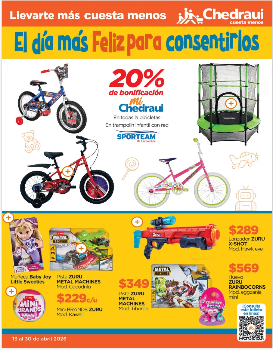 Catálogo de Chedraui Ofertas 13 de abril al 30 de abril 2026 - Pagina 1