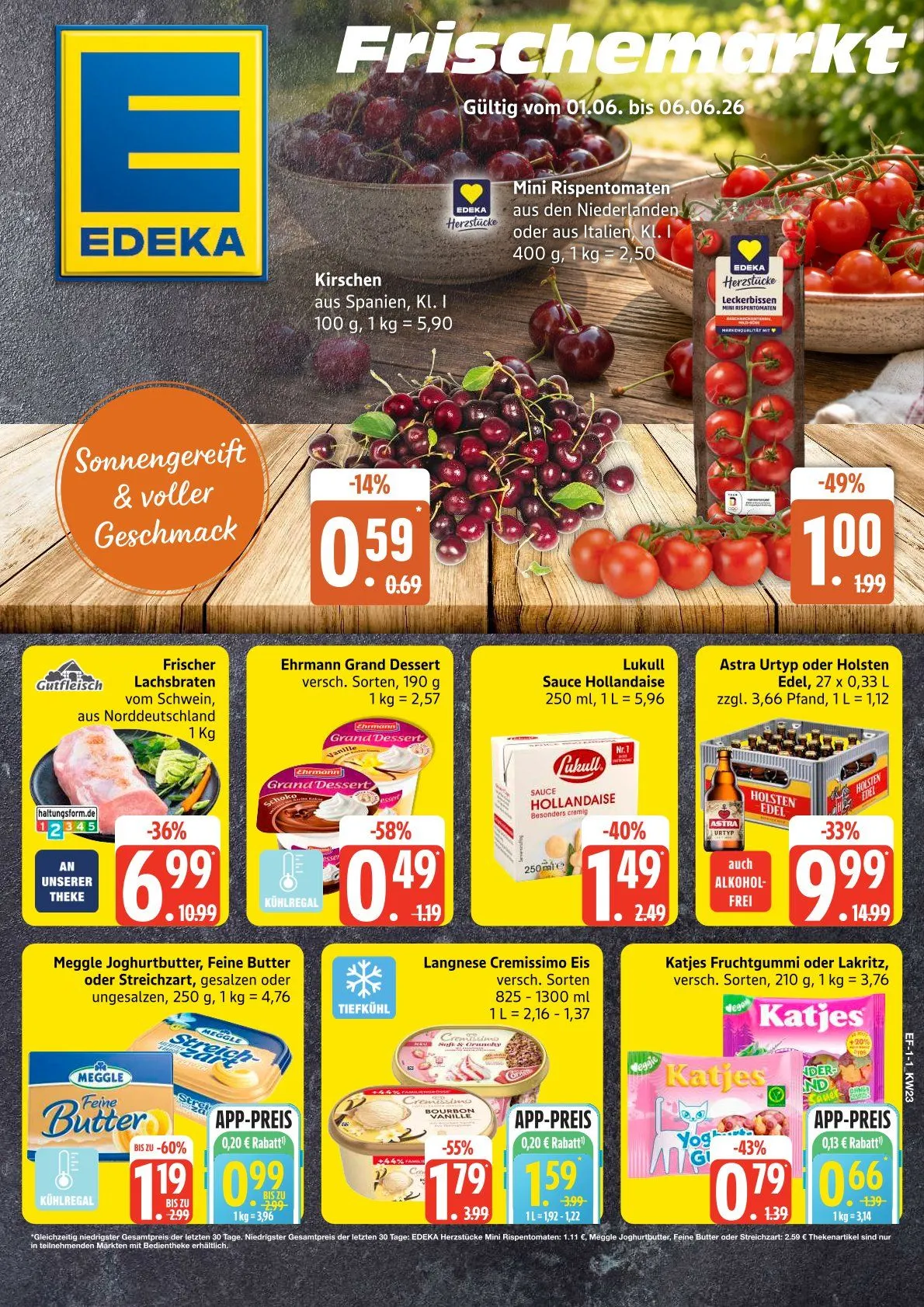 Edeka Angebote von 1. Juni bis 7. Juni 2026 - Prospekt seite 1