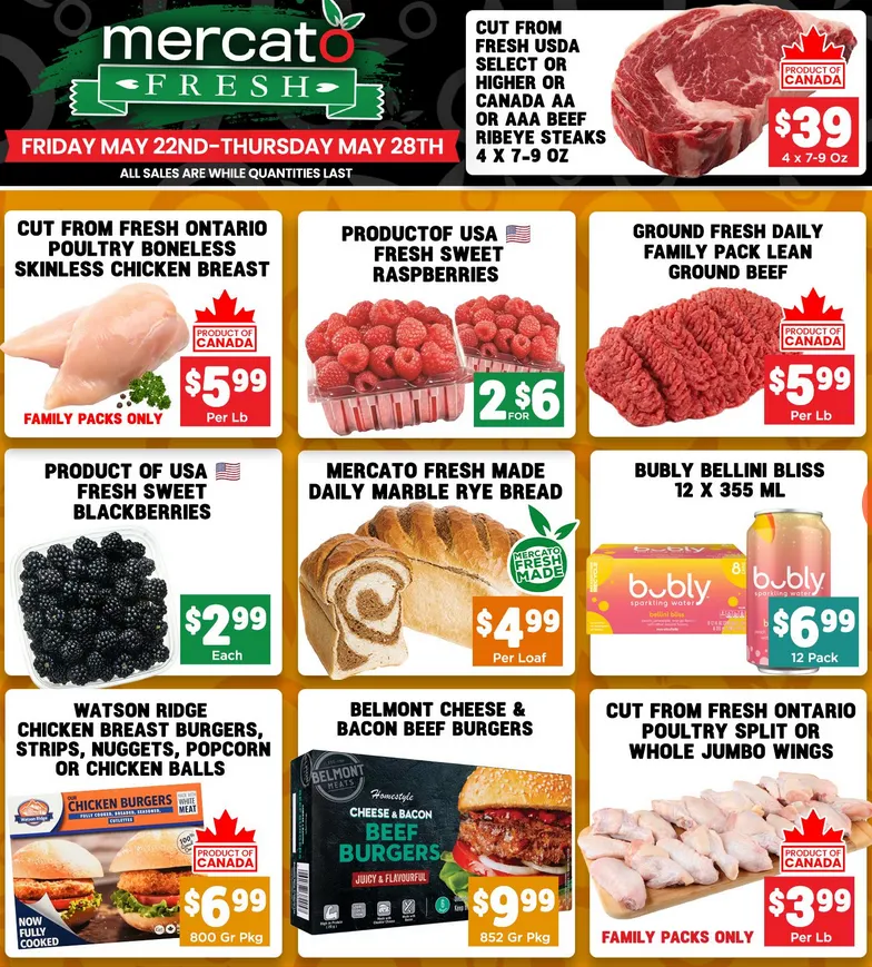Mercato Fresh Sales from May 22 to May 28 2026 - flyer page