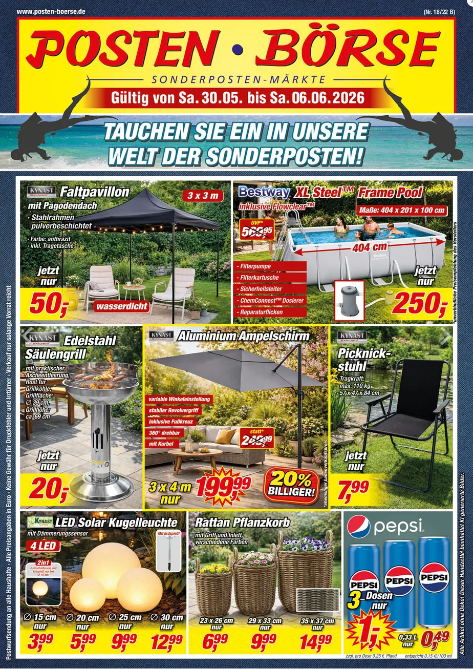 Prospekt Posten Borse von 30. Mai bis 6. Juni 2026 - Prospekt seite 1
