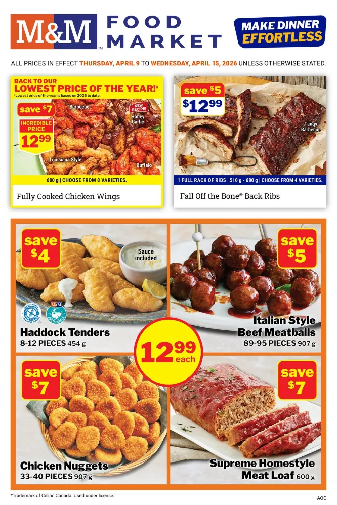  M&M Food Market Sales from April 9 to April 15 2026 - flyer page 