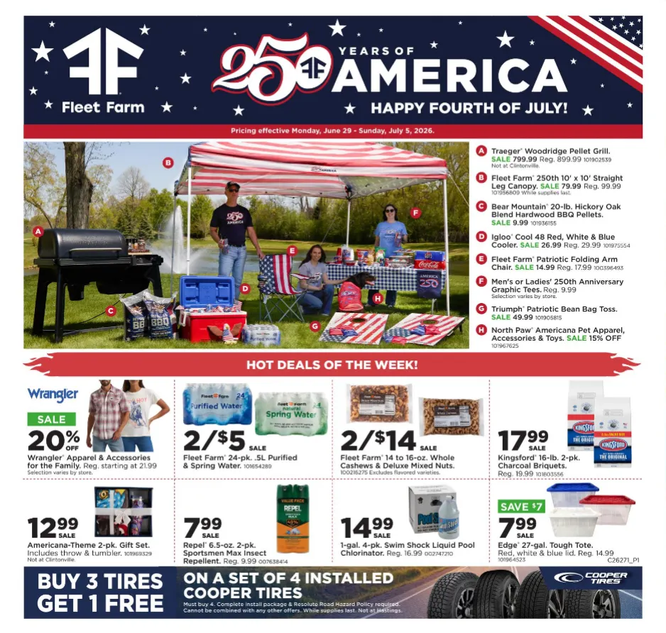 Weekly ad Fleet Farm Sales from June 29 to July 5 2026 - Page 1