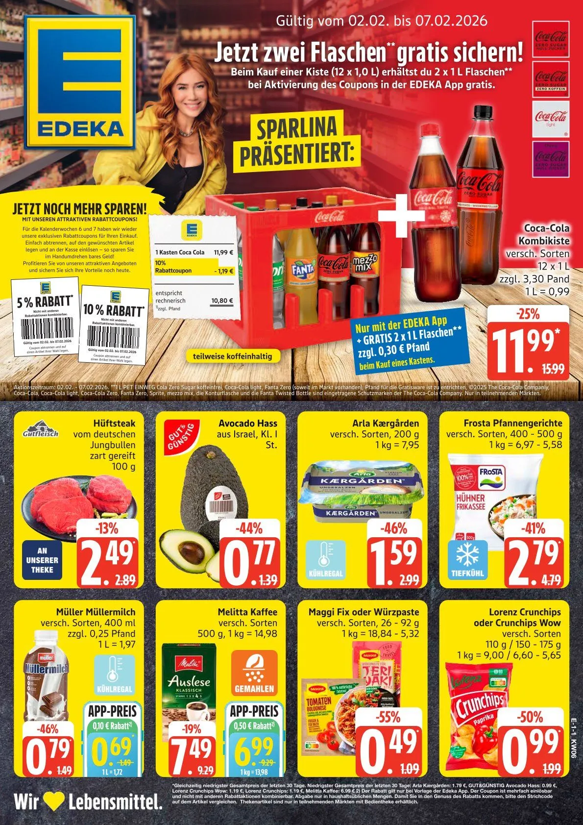 Edeka Angebote von 2. Februar bis 8. Februar 2026 - Prospekt seite