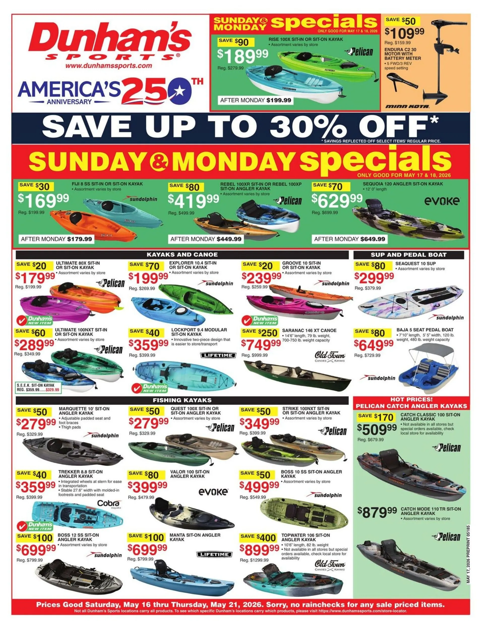 Weekly ad Dunham's Sports Sales from May 15 to May 21 2026 - Page 