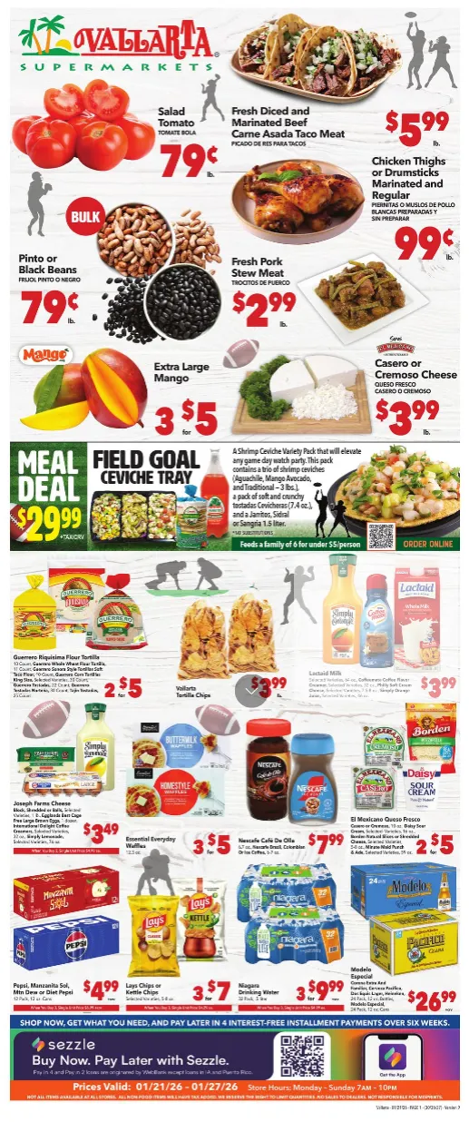 Weekly ad Vallarta Sales from January 21 to January 27 2026 - Page 1