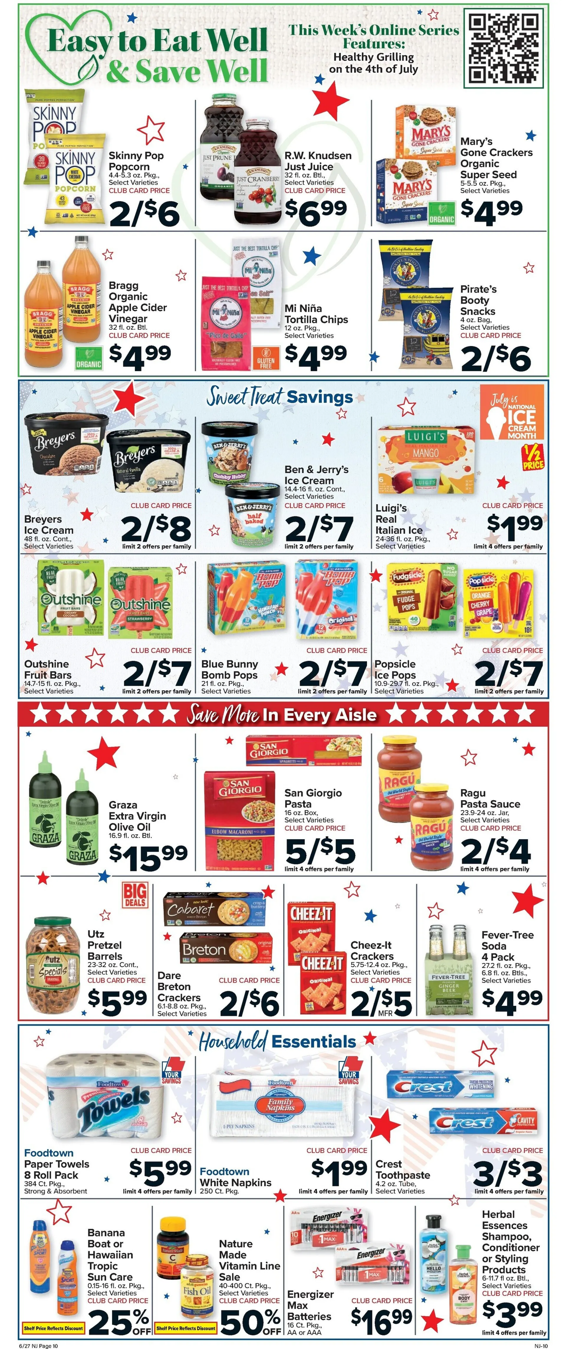 Weekly ad Foodtown Sales from June 27 to July 3 2025 - Page 