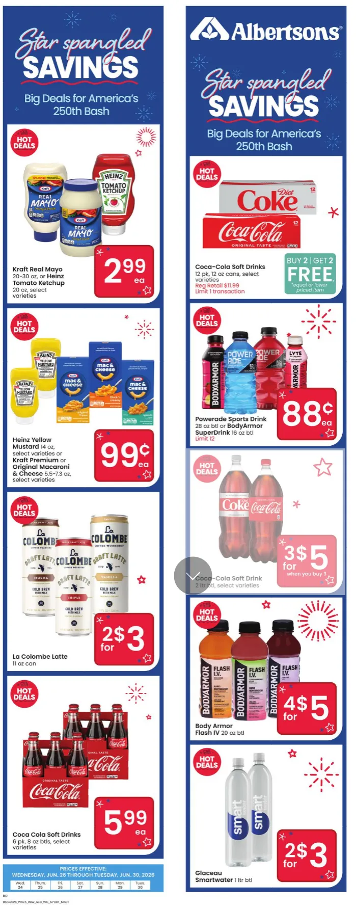 Weekly ad Albertsons Sales from June 24 to June 30 2026 - Page 1