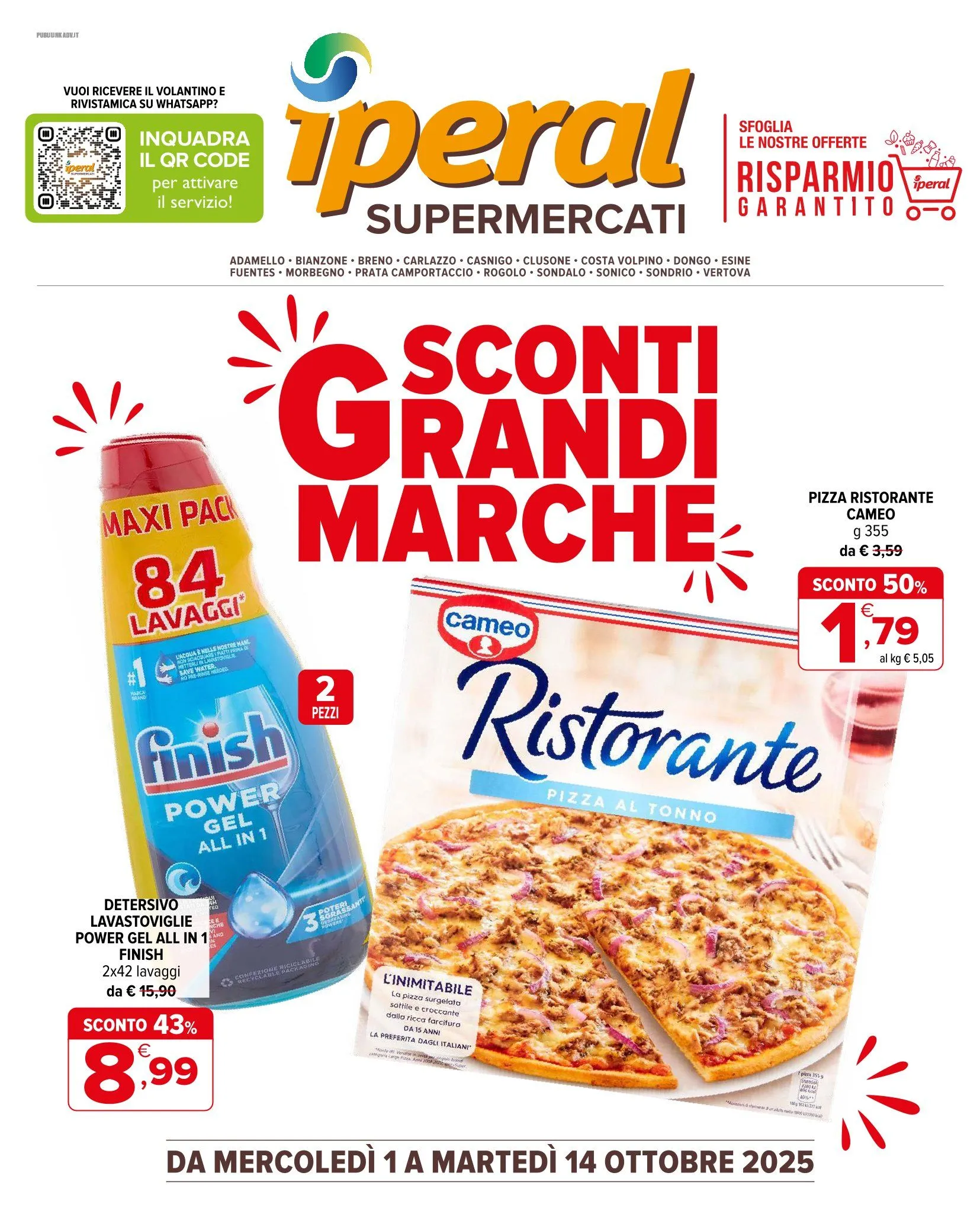 Offerta speciale di Iperal da 1 ottobre a 14 ottobre di 2025 - Pagina del volantino 1
