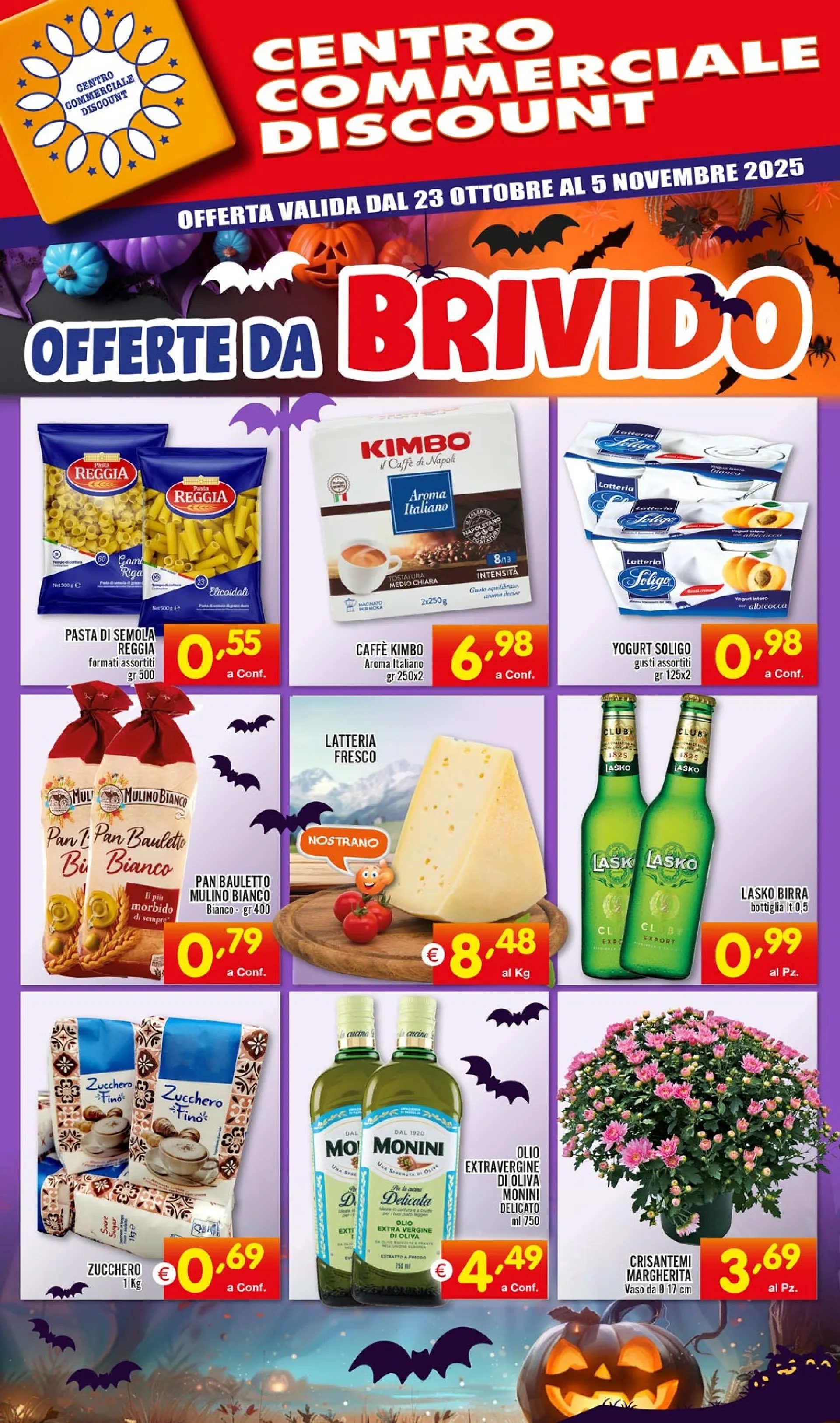 Volantini Centro Commerciale Discount da 23 ottobre a 5 novembre di 2025 - Pagina del volantino 1