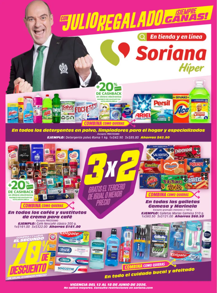 Catálogo de Soriana Ofertas 12 de junio al 18 de junio 2026 - Pagina 1