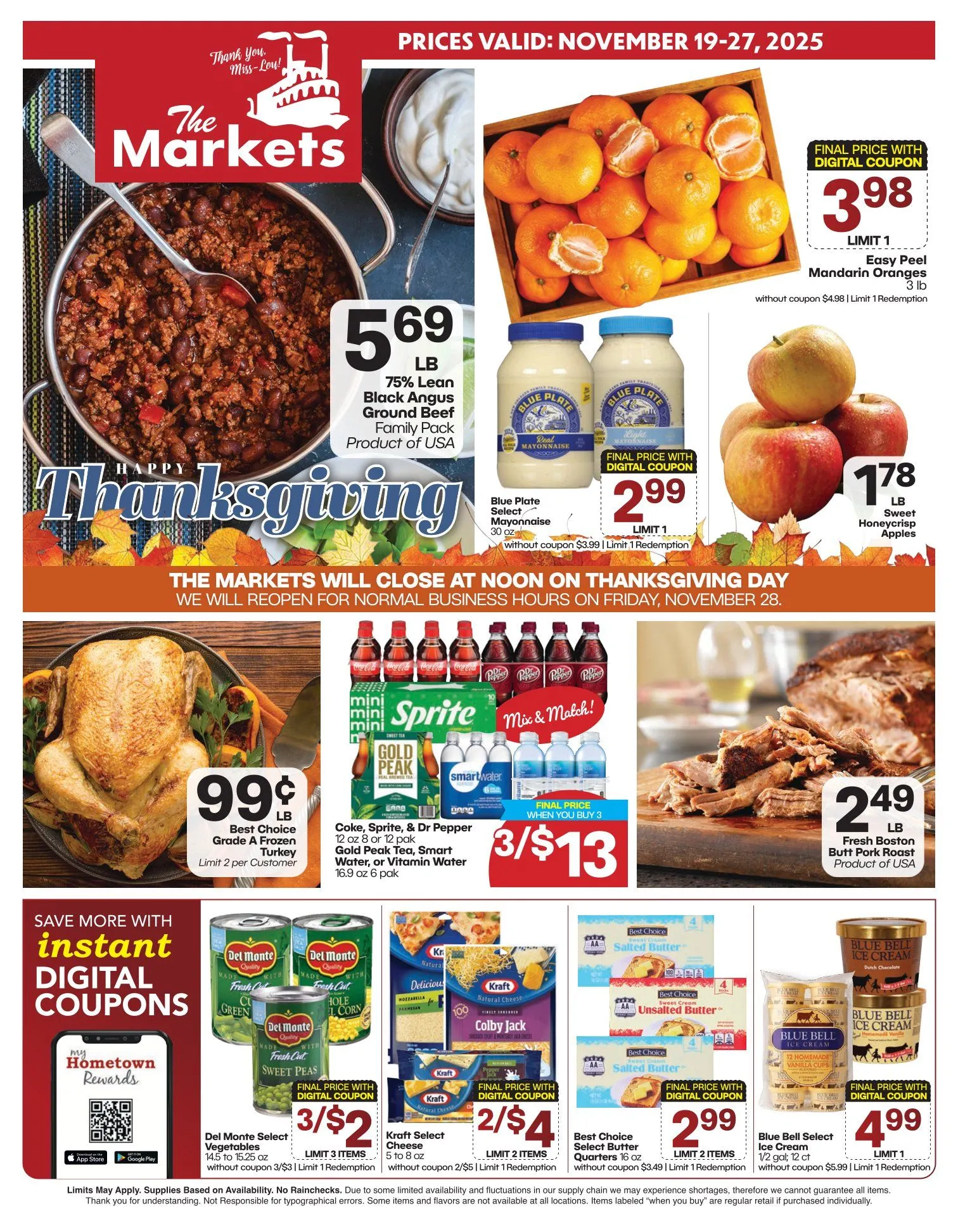 Weekly ad The Markets Sales from November 19 to November 27 2025 - Page 1