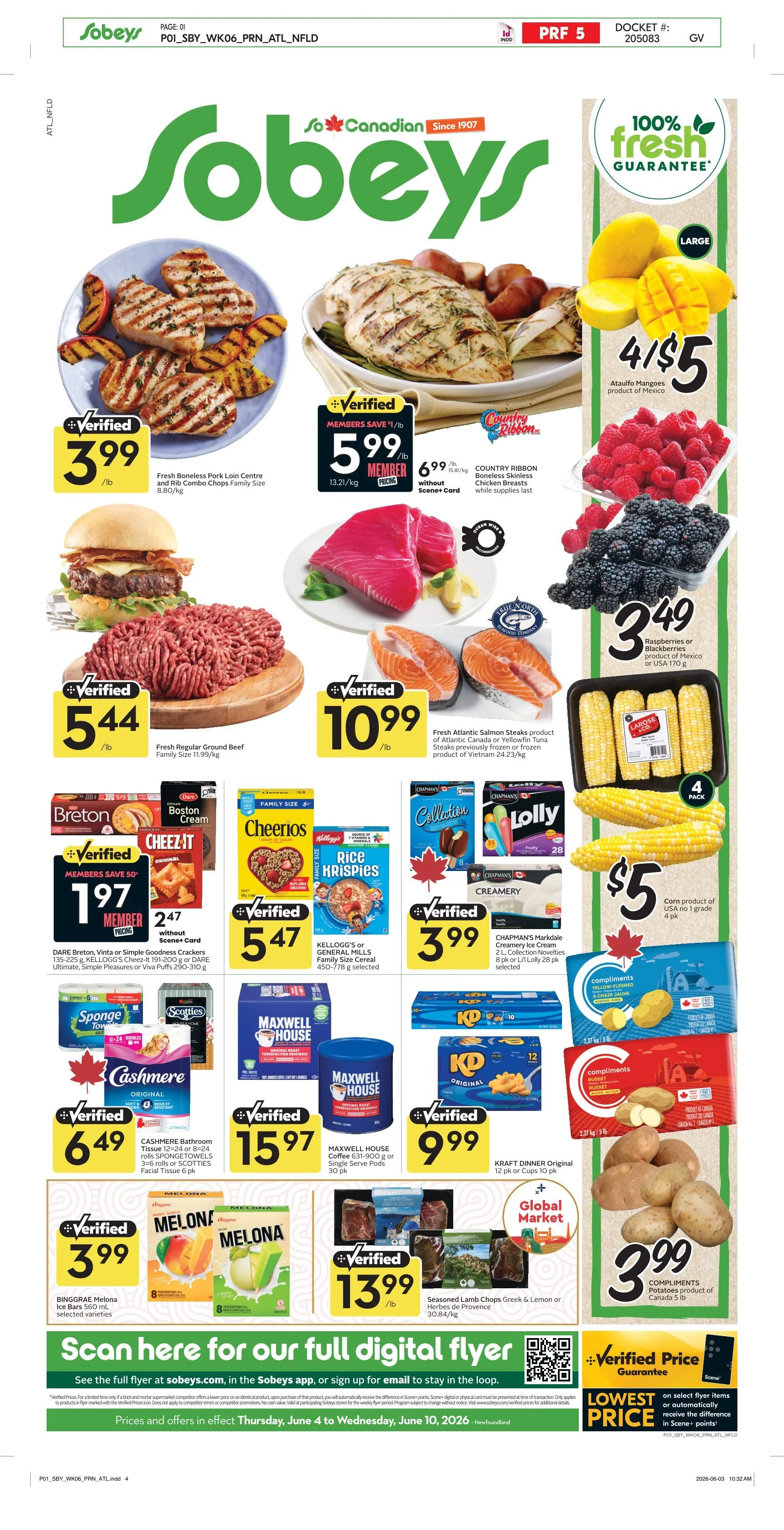 Sobeys Sales from June 4 to June 10 2026 - flyer page 