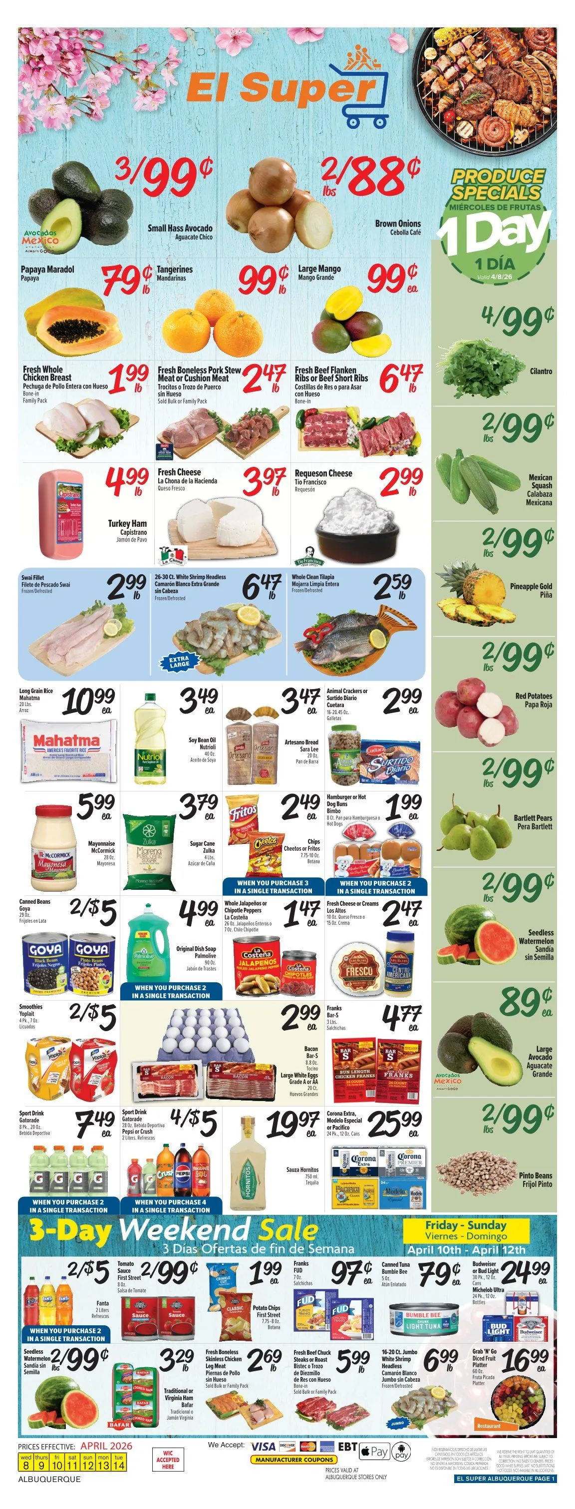 Weekly ad El Super Sales from April 8 to April 14 2026 - Page 