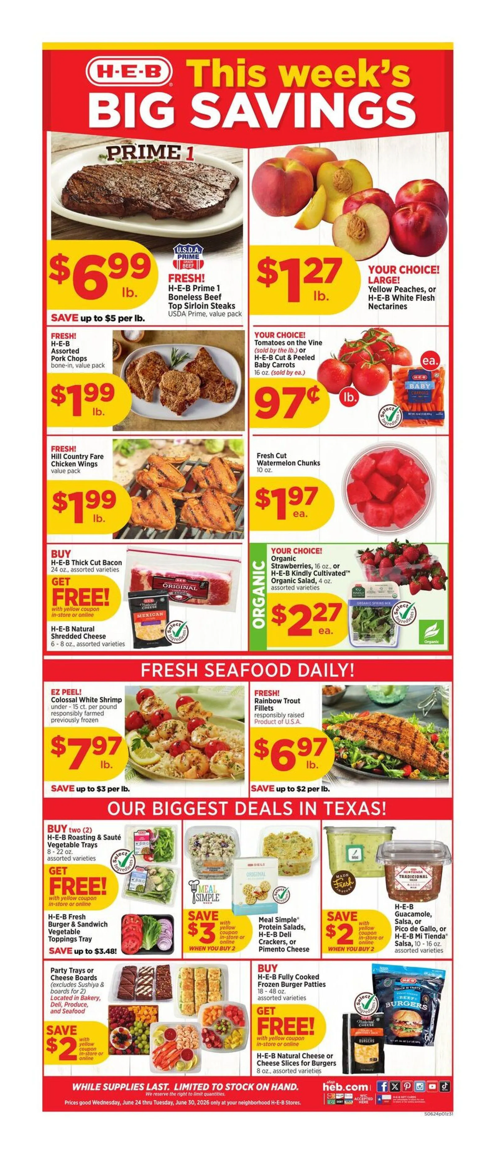 Weekly ad H-E-B Sales from June 24 to June 30 2026 - Page 