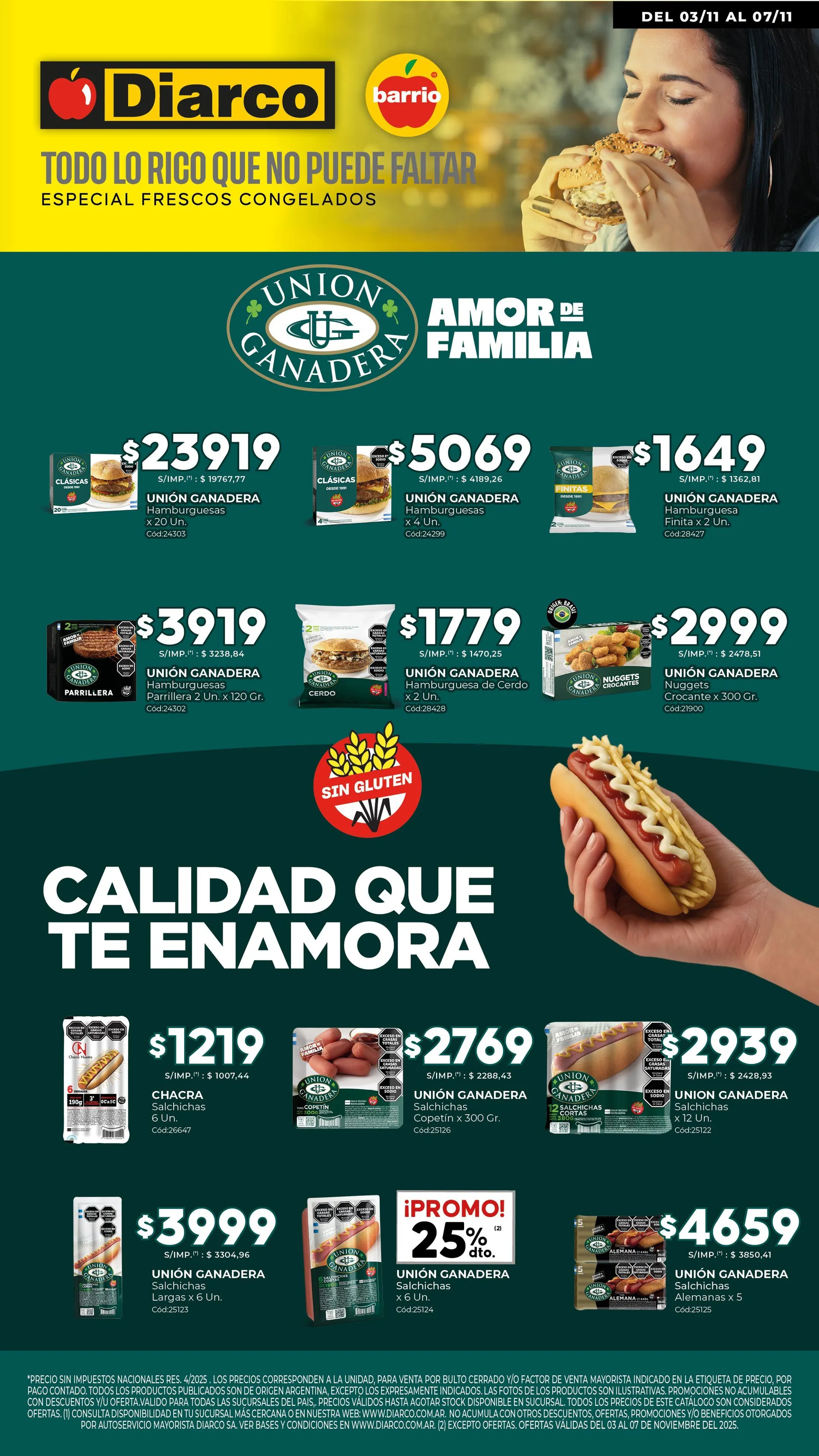 Ofertas de Ofertas 3 de noviembre al 7 de noviembre 2025 - Página 1 del catálogo