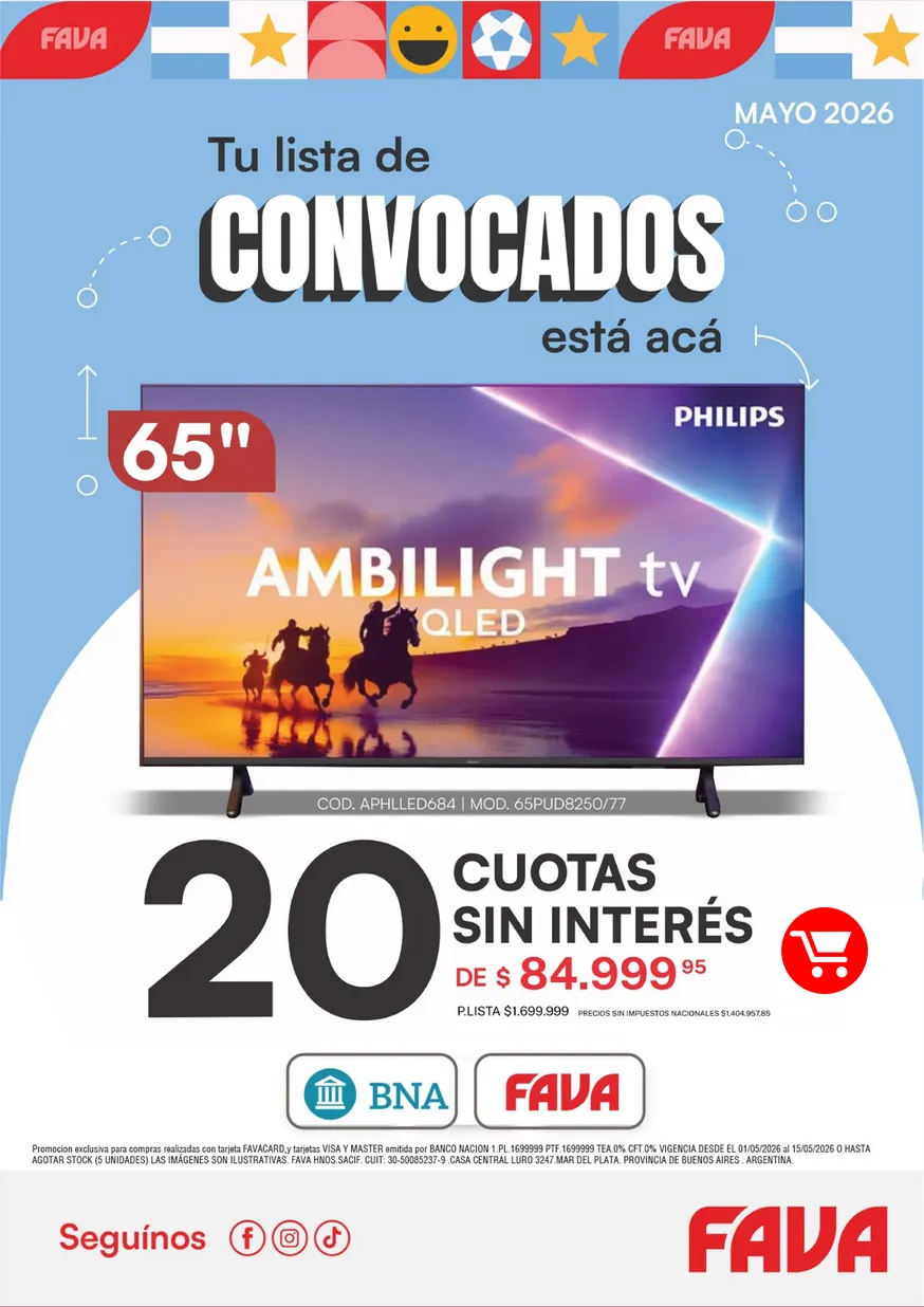 Ofertas de Ofertas Fava 1 de mayo al 31 de mayo 2026 - Página 1 del catálogo