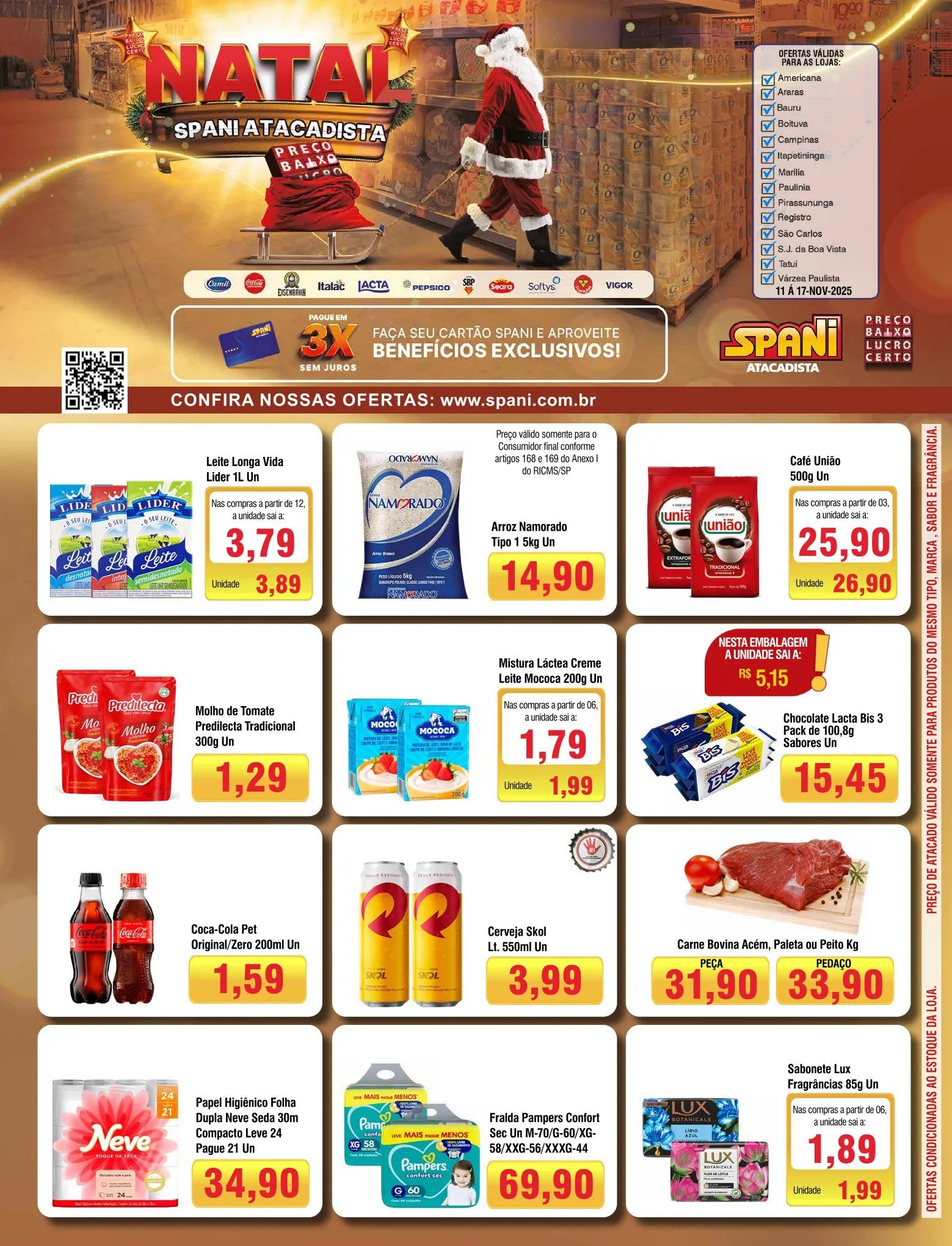 Encarte de Spani Atacadista Ofertas 11 de novembro até 17 de novembro 2025 - Pagina 1