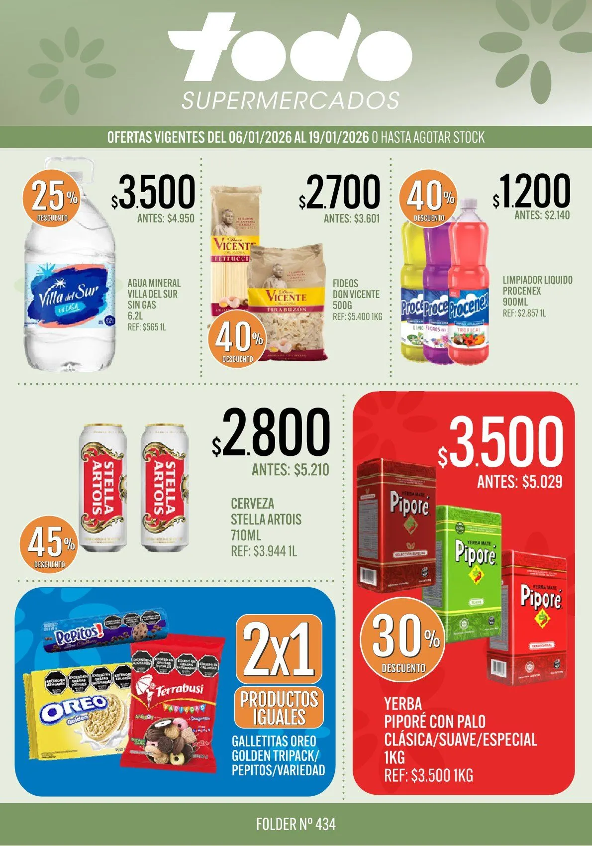 Ofertas de Ofertas Supermercados Todo 6 de enero al 19 de enero 2026 - Página 1 del catálogo