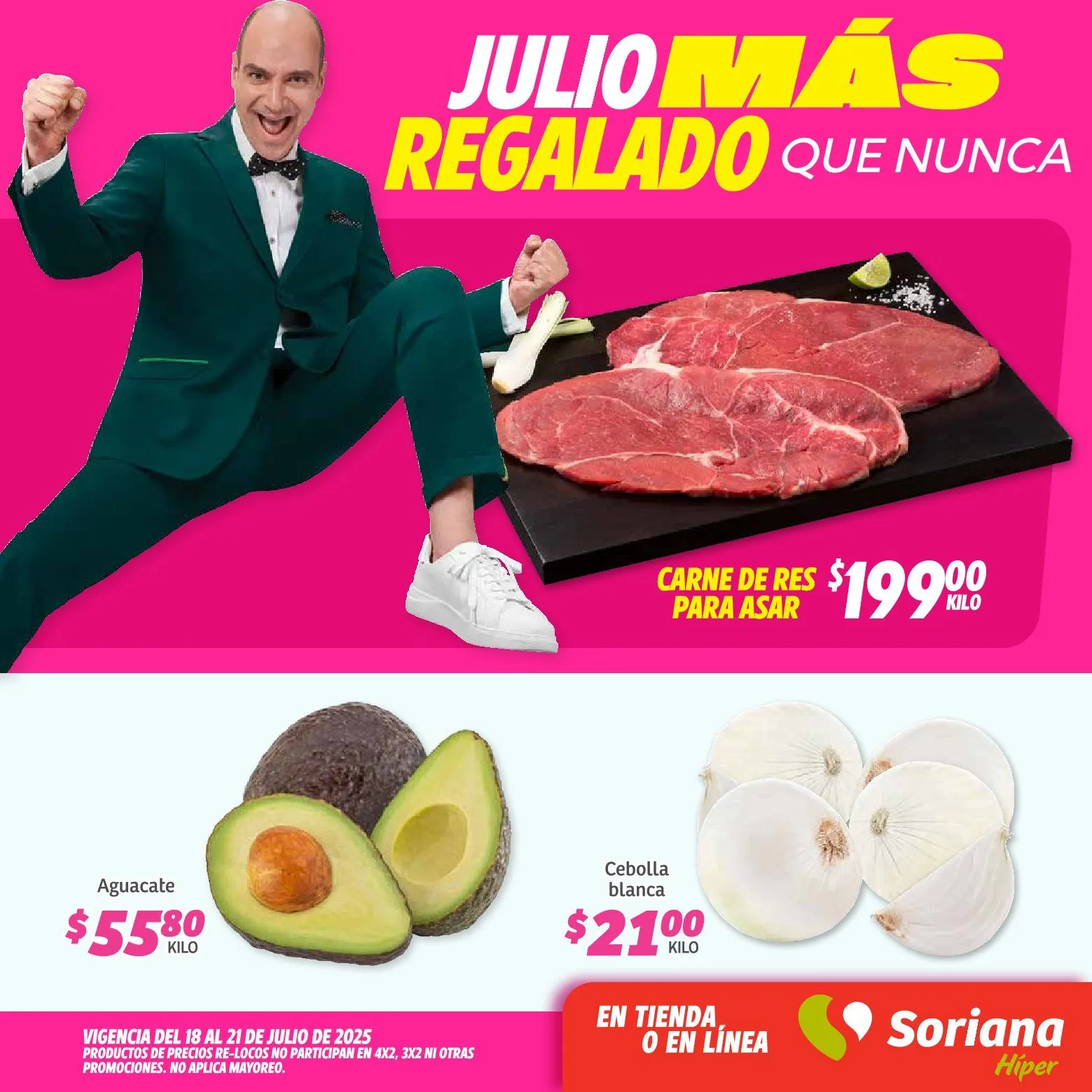 Catálogo de Soriana Ofertas 18 de julio al 21 de julio 2025 - Pagina 1