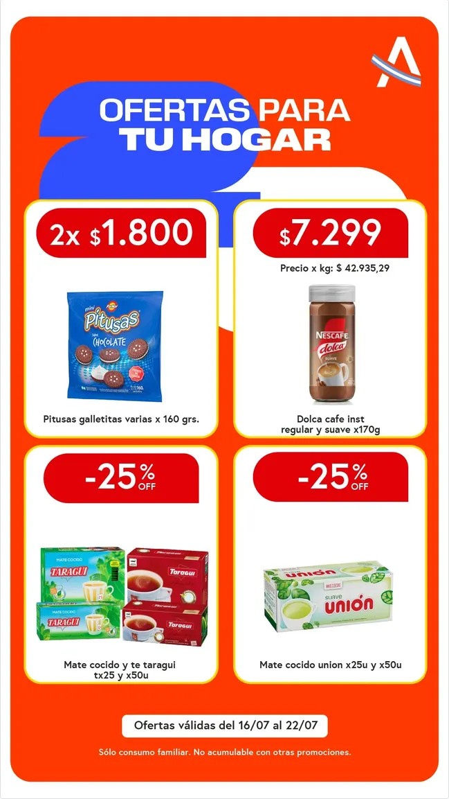 Ofertas de Ofertas El Abastecedor 16 de julio al 22 de julio 2026 - Página 1 del catálogo