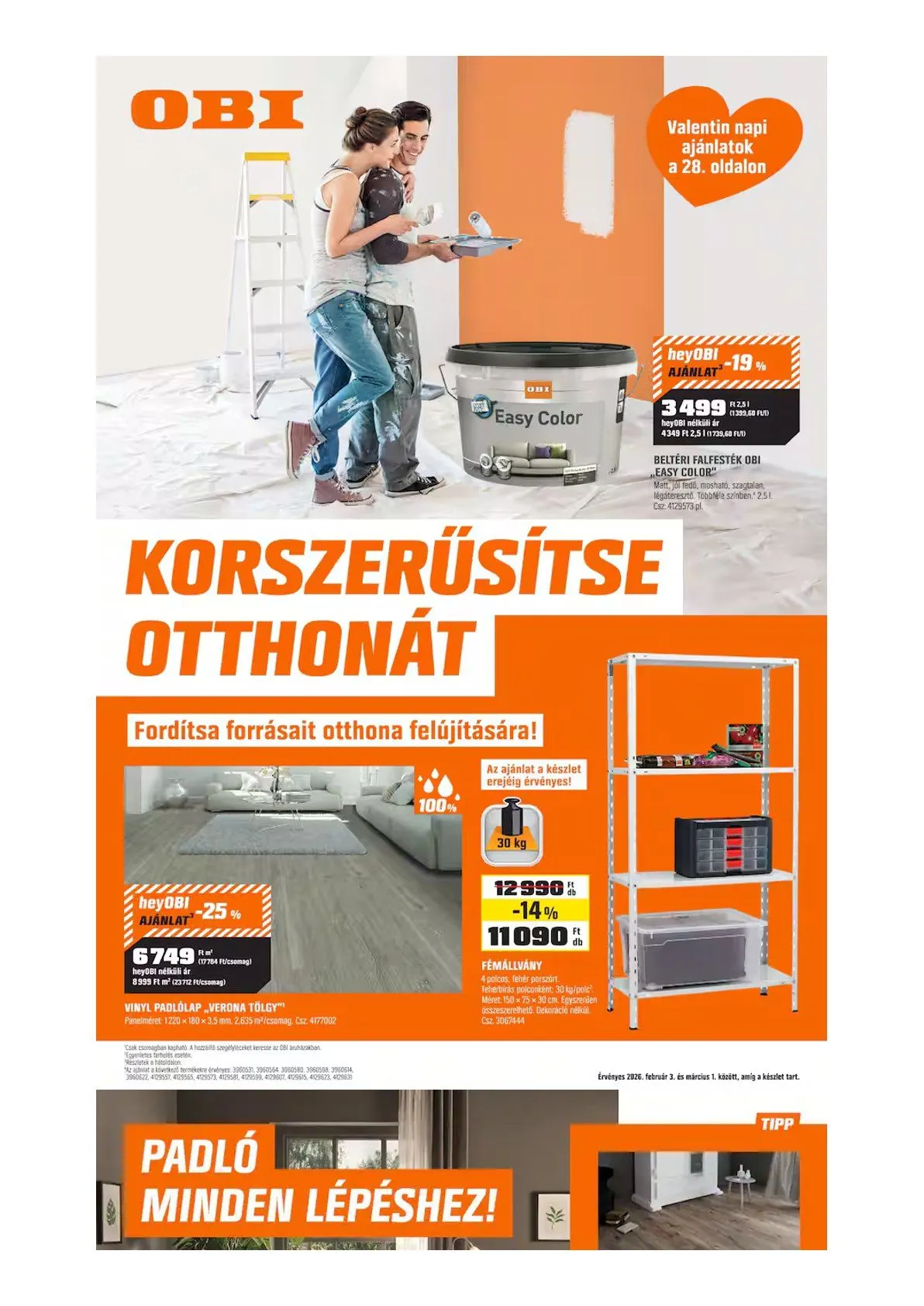 Katalógus  OBI legfrissebb ajánlatai február 3.-tól március 1.-ig 2026. - Oldal 