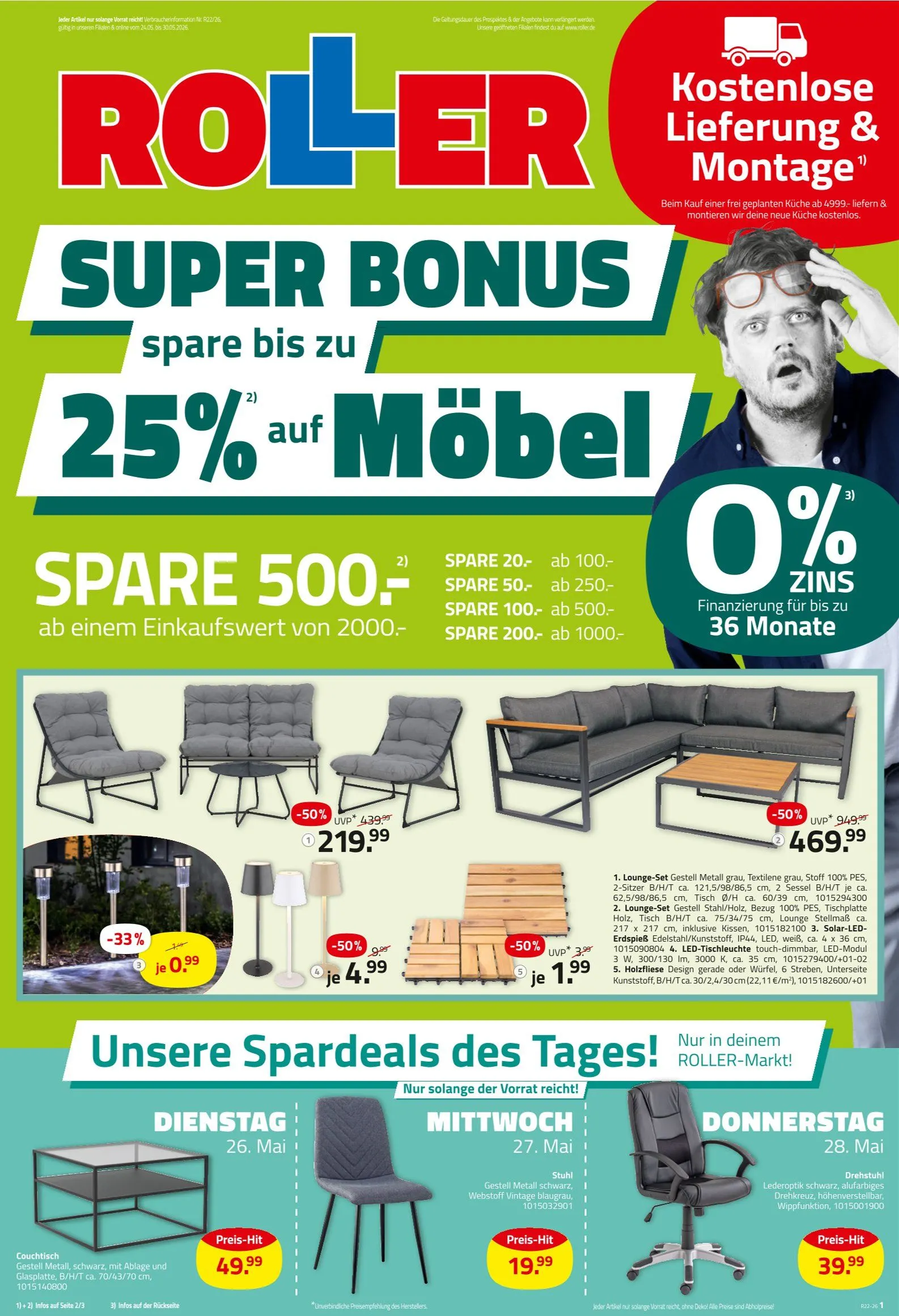 ROLLER Angebote von 24. Mai bis 30. Mai 2026 - Prospekt seite 1