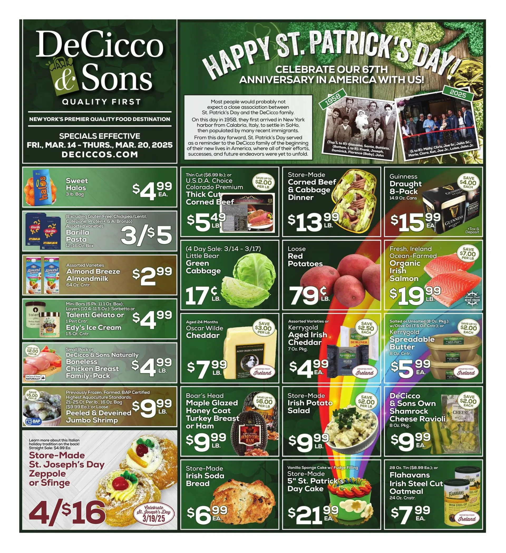 Weekly ad  DeCicco & Sons Prospekt from March 18 to March 20 2025 - Page 