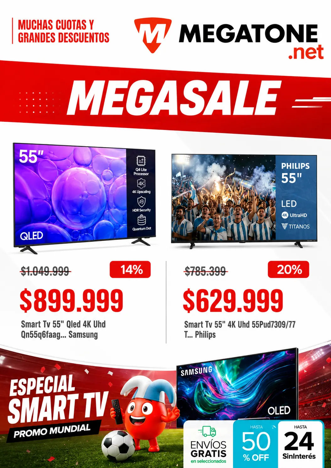 Ofertas de  Megatone Ofertas 19 de junio al 8 de julio 2026 - Página 1 del catálogo