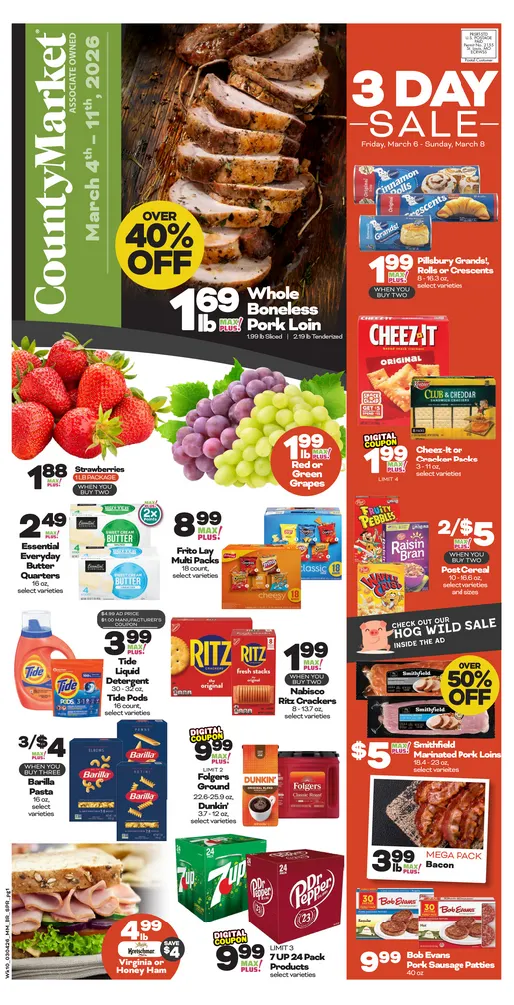 Weekly ad  County Market Sales from March 4 to March 10 2026 - Page 1
