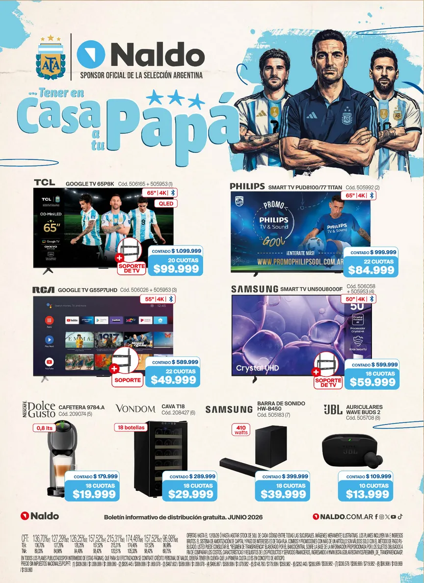 Ofertas de Naldo Ofertas 1 de junio al 30 de junio 2026 - Página 1 del catálogo