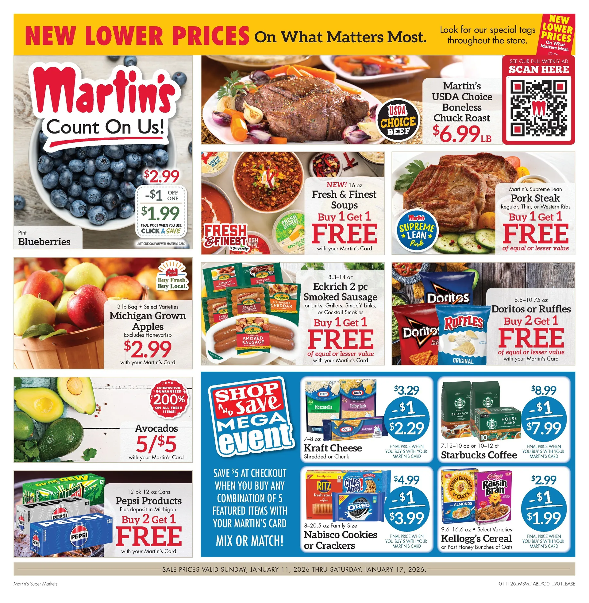 Weekly ad Martin’s Sales from January 11 to January 17 2026 - Page 1