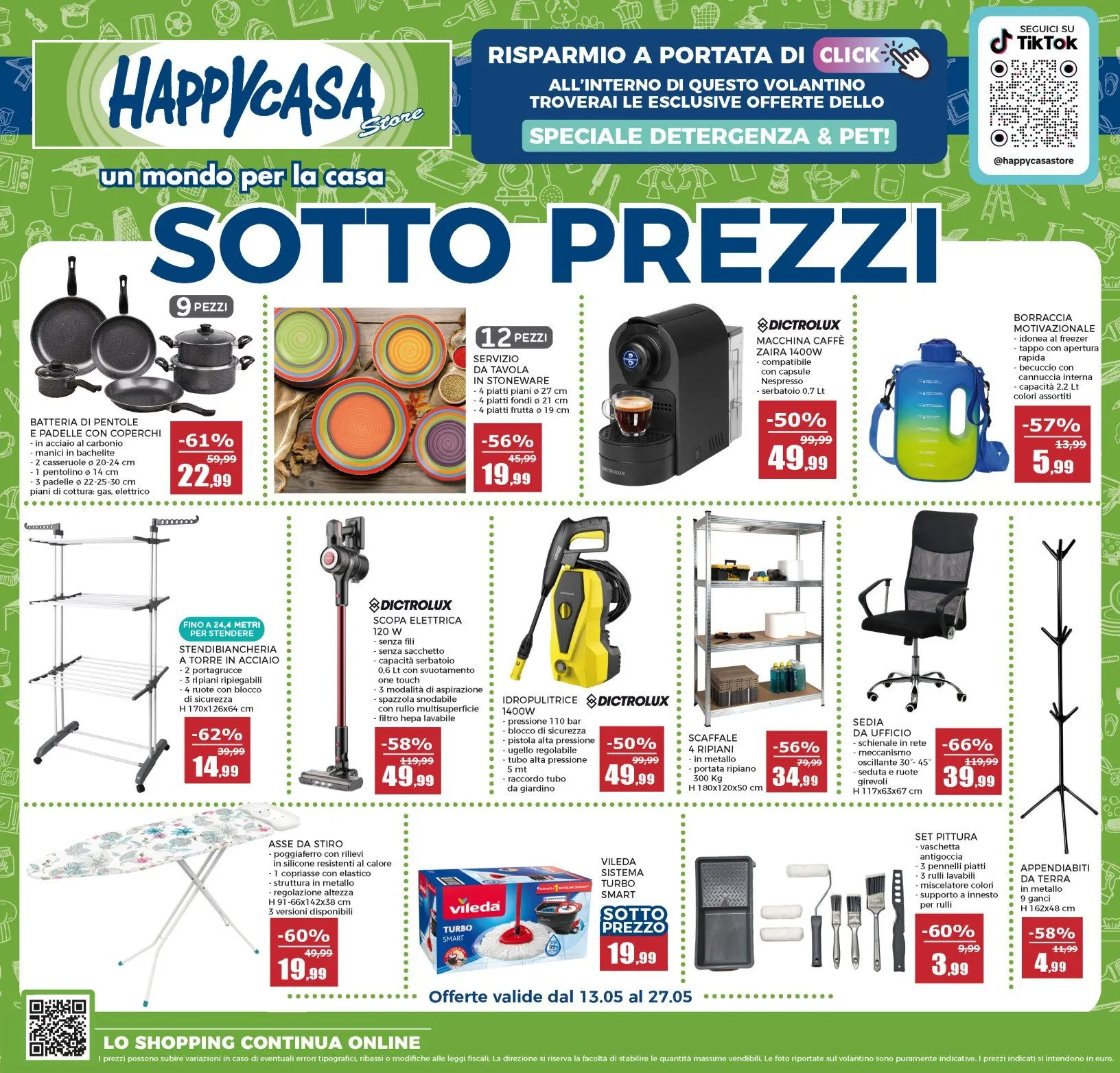 Happy Casa Store VOLANTINO da 13 maggio a 27 maggio di 2026 - Pagina del volantino 1