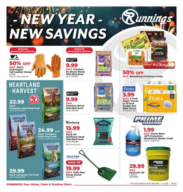 Weekly ad Runnings Sales from January 1 to January 11 2026 - Page 
