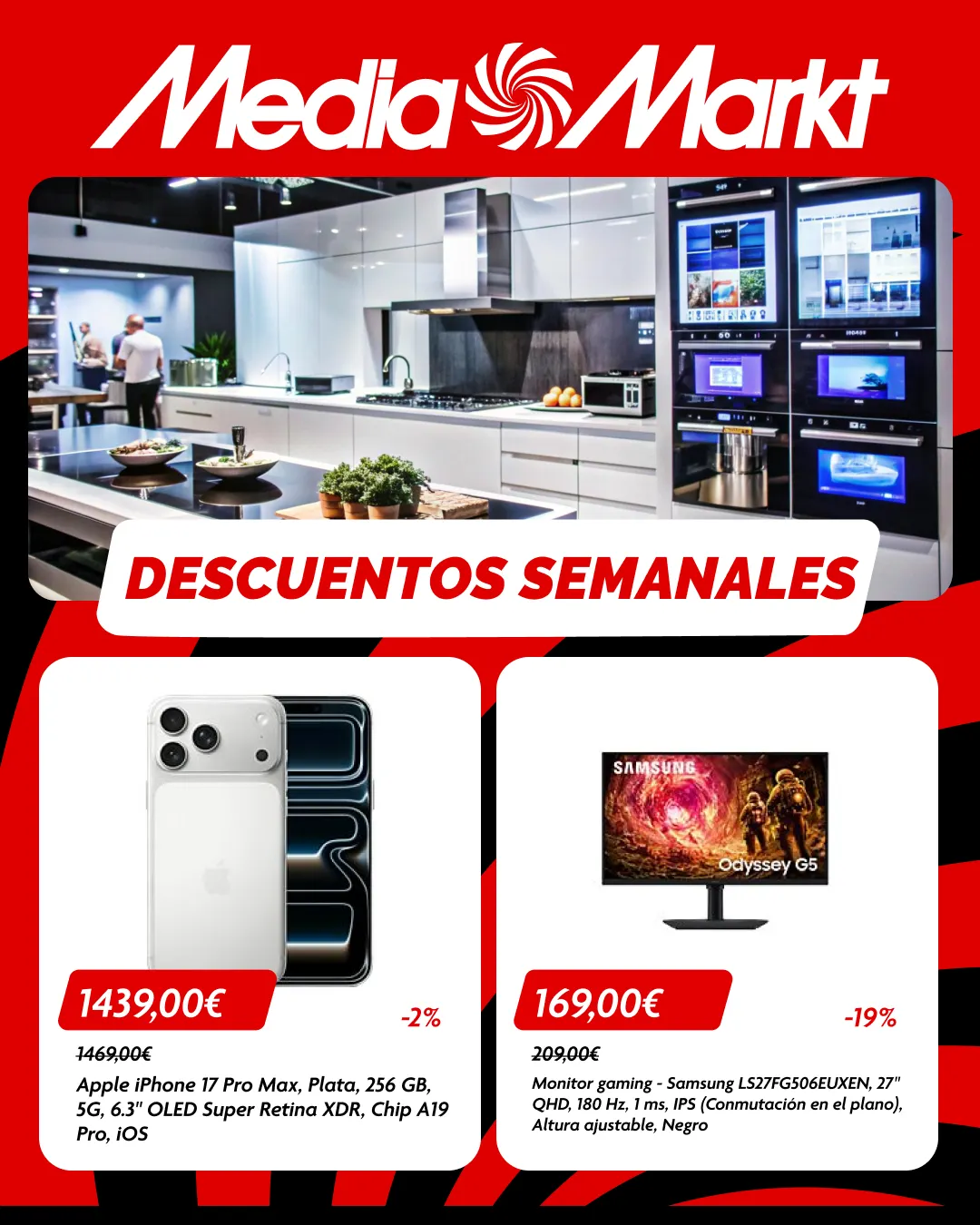 Catálogo de MediaMarkt Ofertas 6 de abril al 26 de abril 2026 - Página 1
