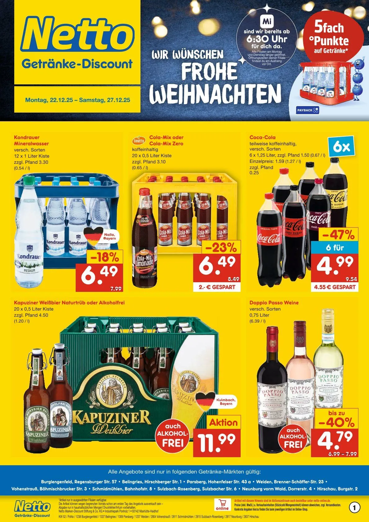  Netto Marken-Discount  von 22. Dezember bis 27. Dezember 2025 - Prospekt seite 1