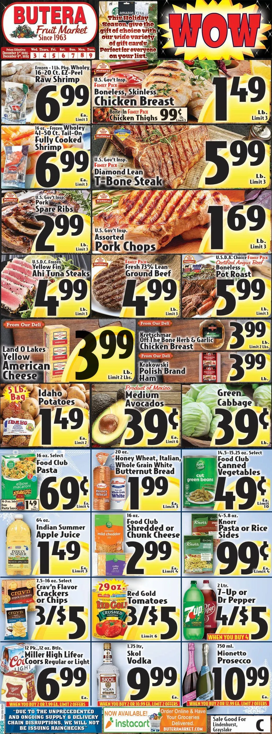 Weekly ad Butera Sales from December 3 to December 9 2025 - Page 