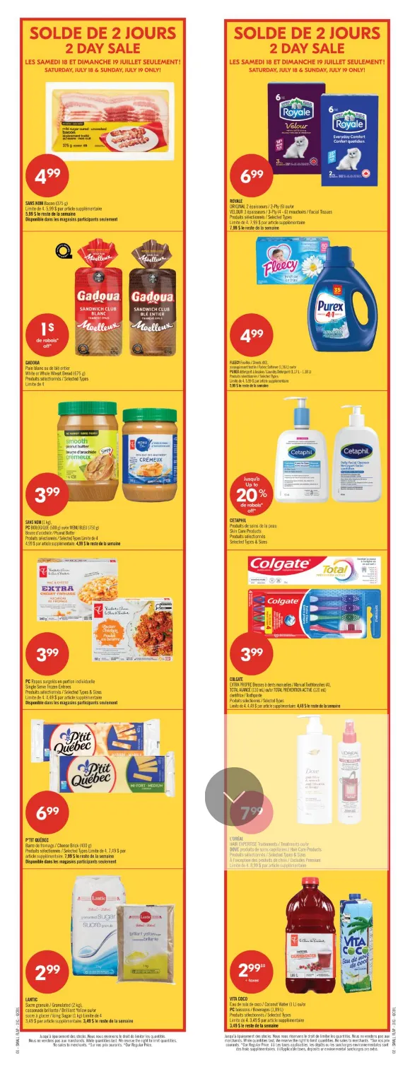 Pharmaprix Sales from July 18 to July 23 2026 - flyer page