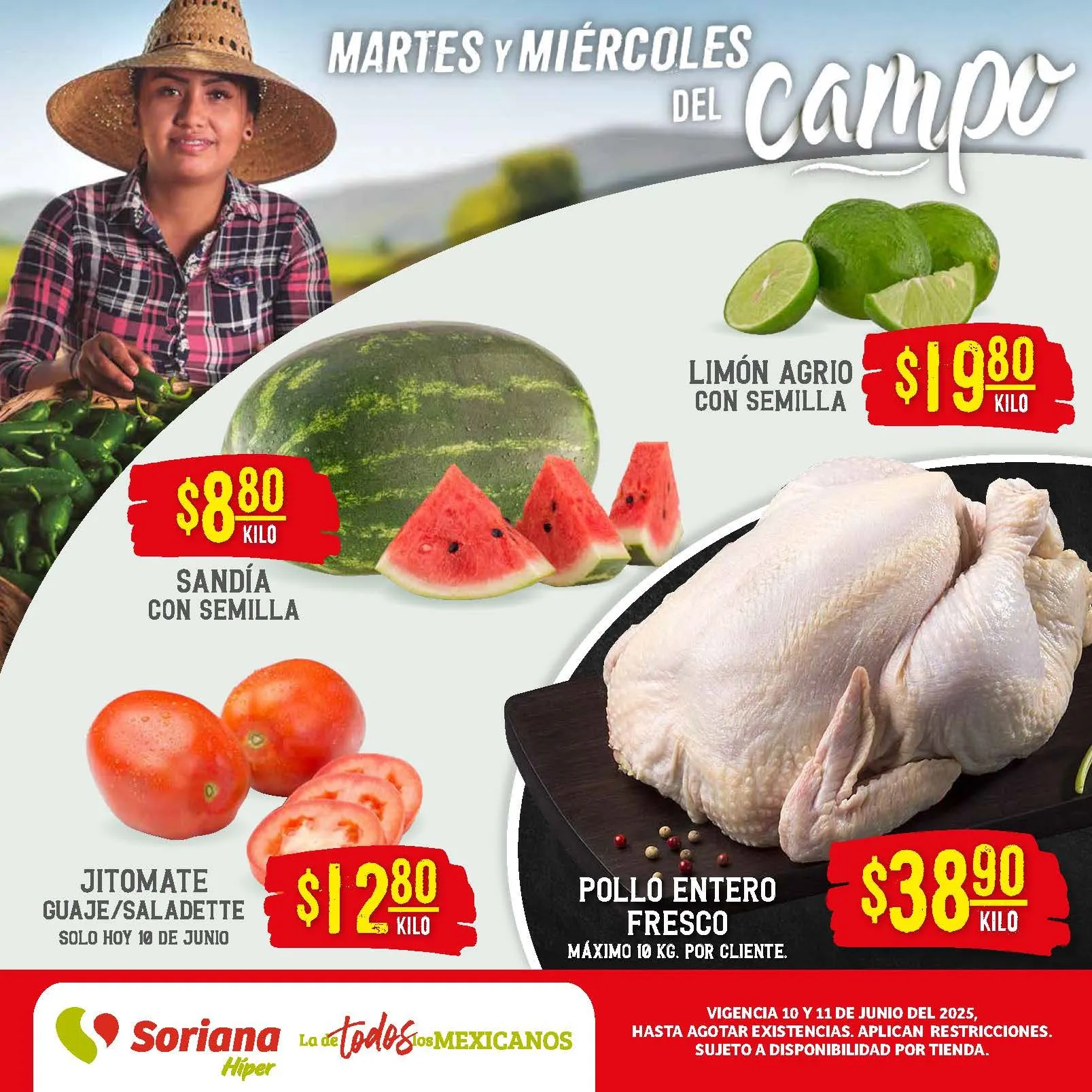 Catálogo de Soriana Ofertas 10 de junio al 11 de junio 2025 - Pagina 1