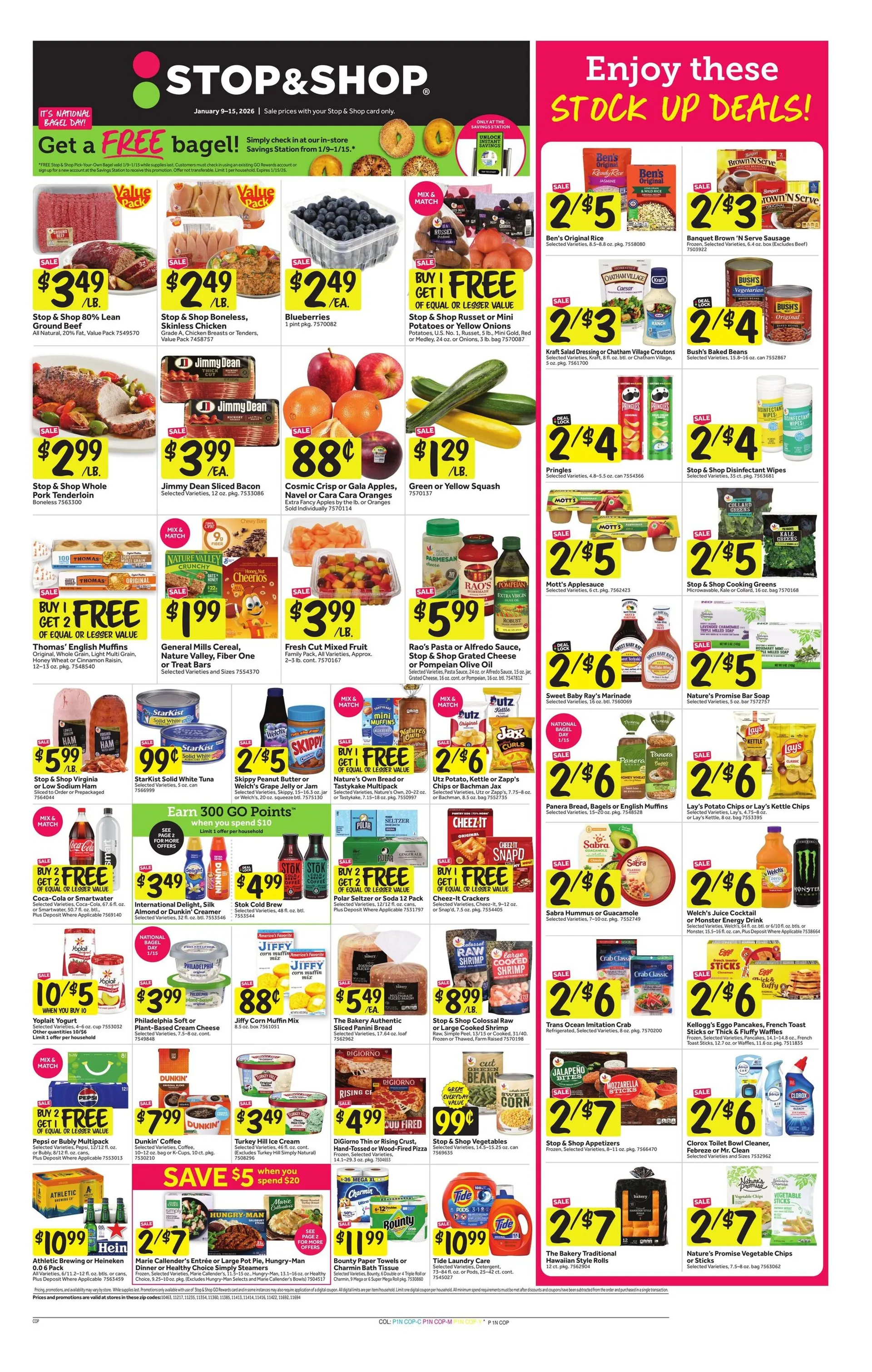 Weekly ad Stop & Shop Sales from January 9 to January 15 2026 - Page